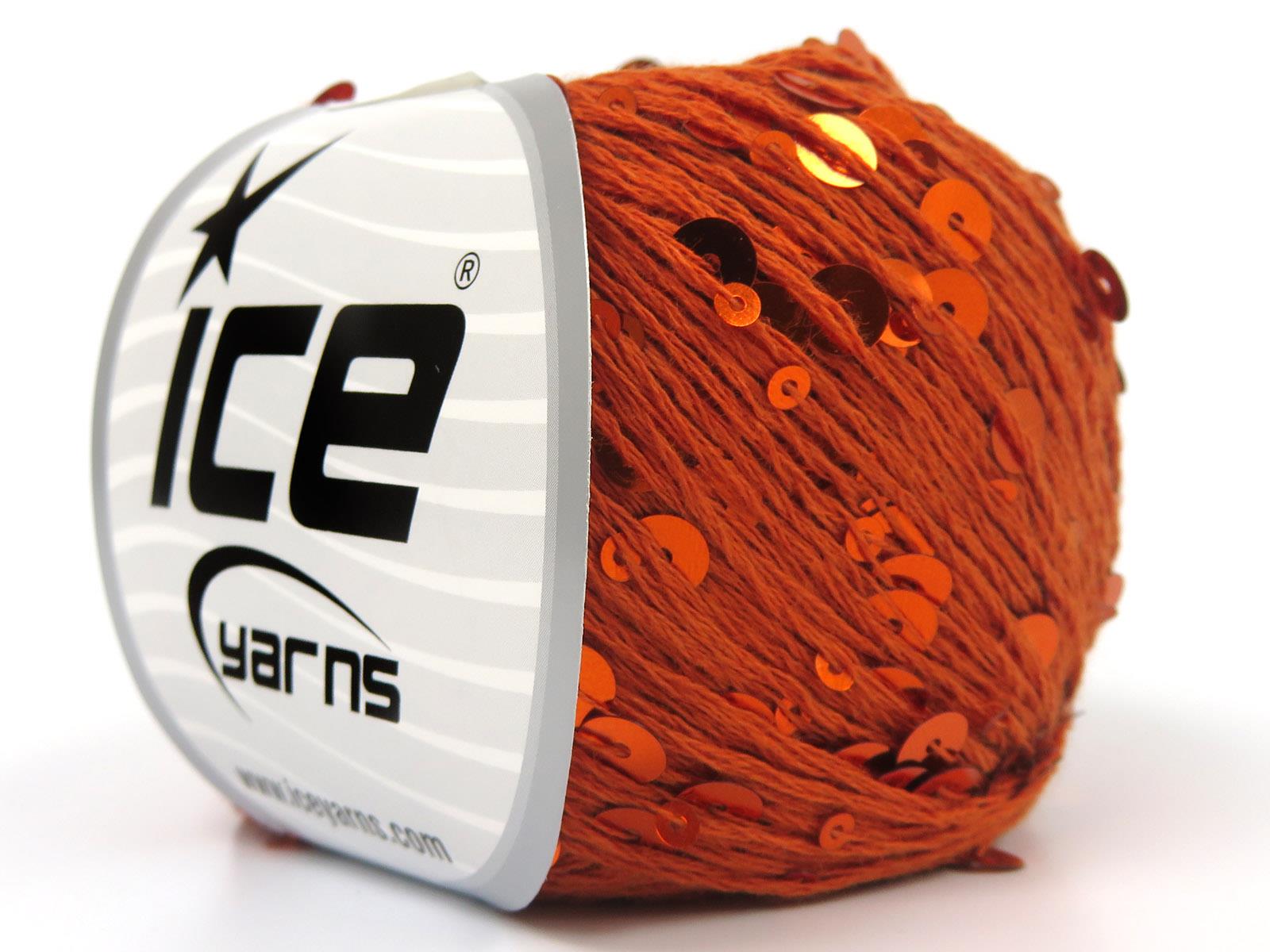 Cotton Paillette Dark Orange