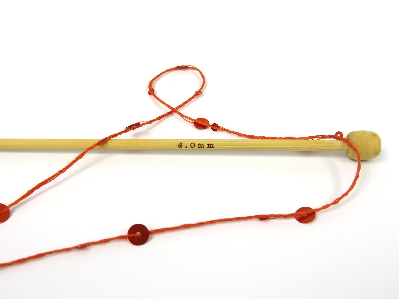 Cotton Paillette Dark Orange