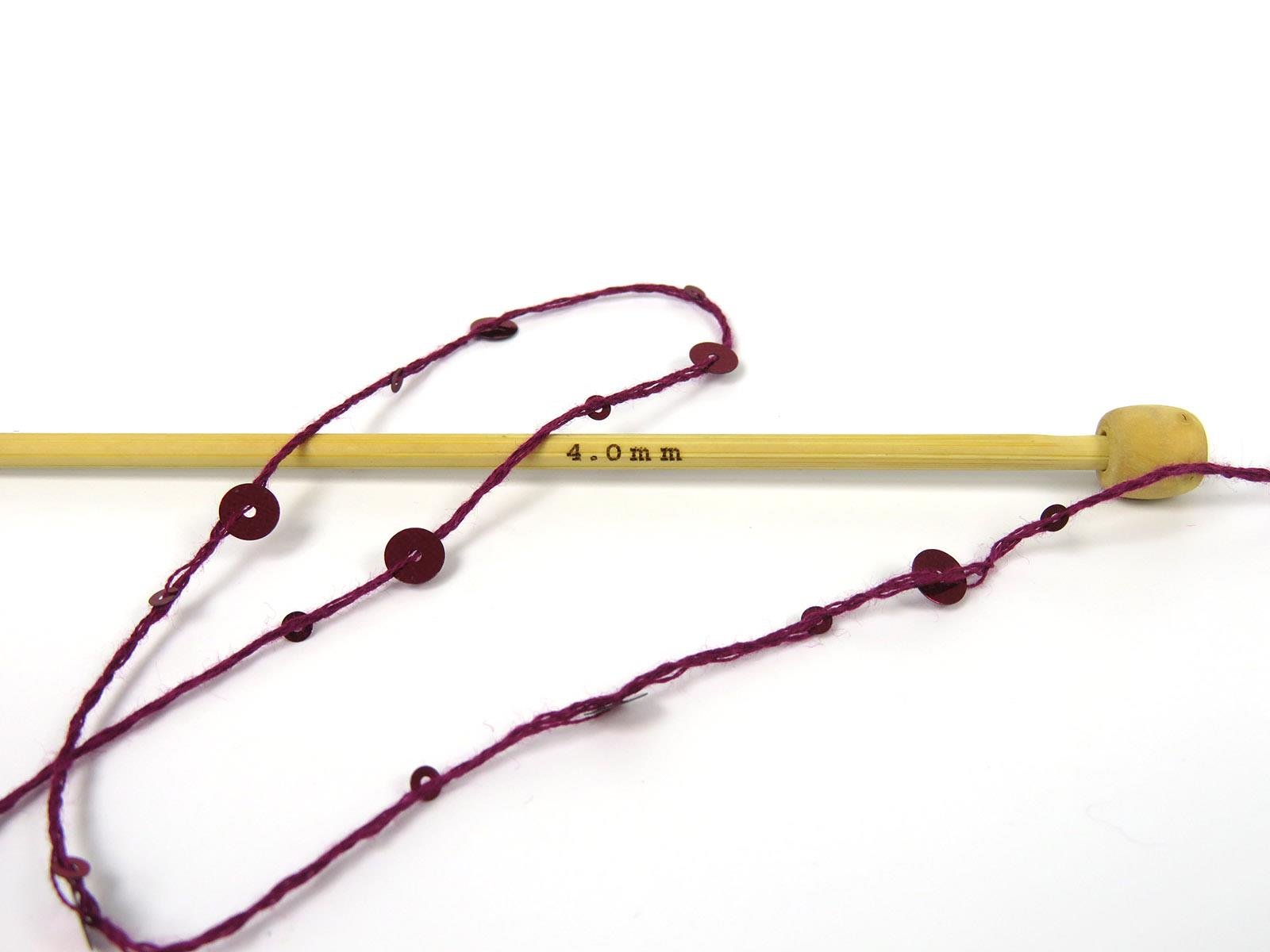 Cotton Paillette Maroon