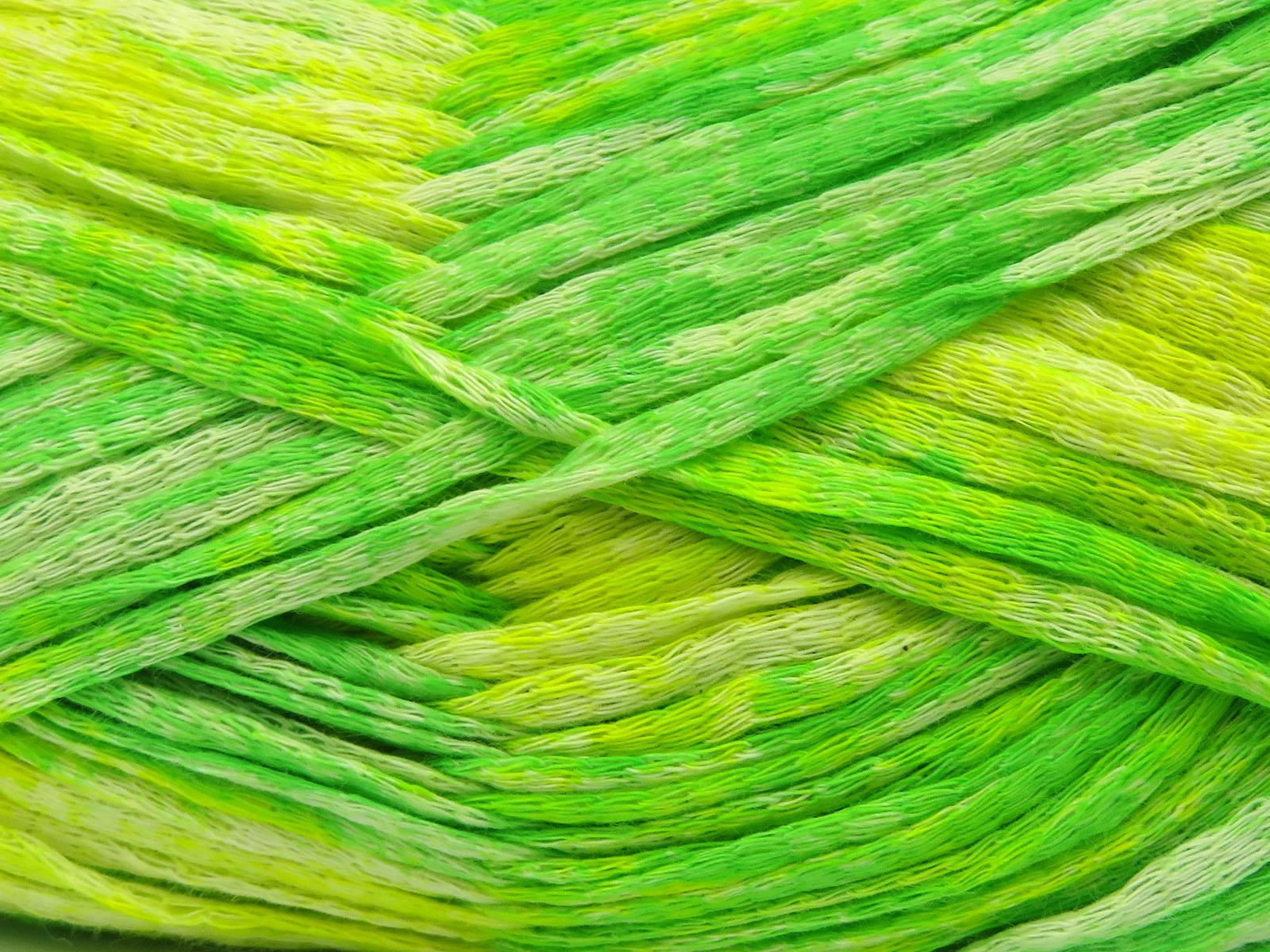 Cotton Splash Green Shades, Yellow Shades