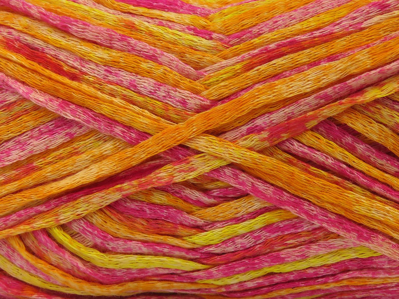 Cotton Splash Orange, Yellow, Fuchsia