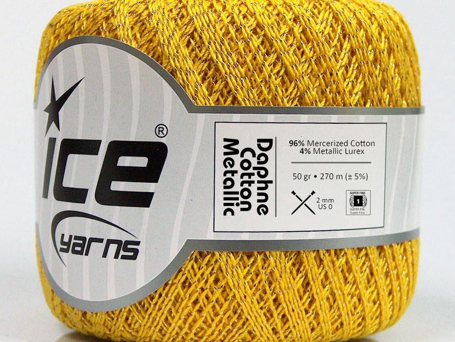 Daphne Cotton Metallic Gold
