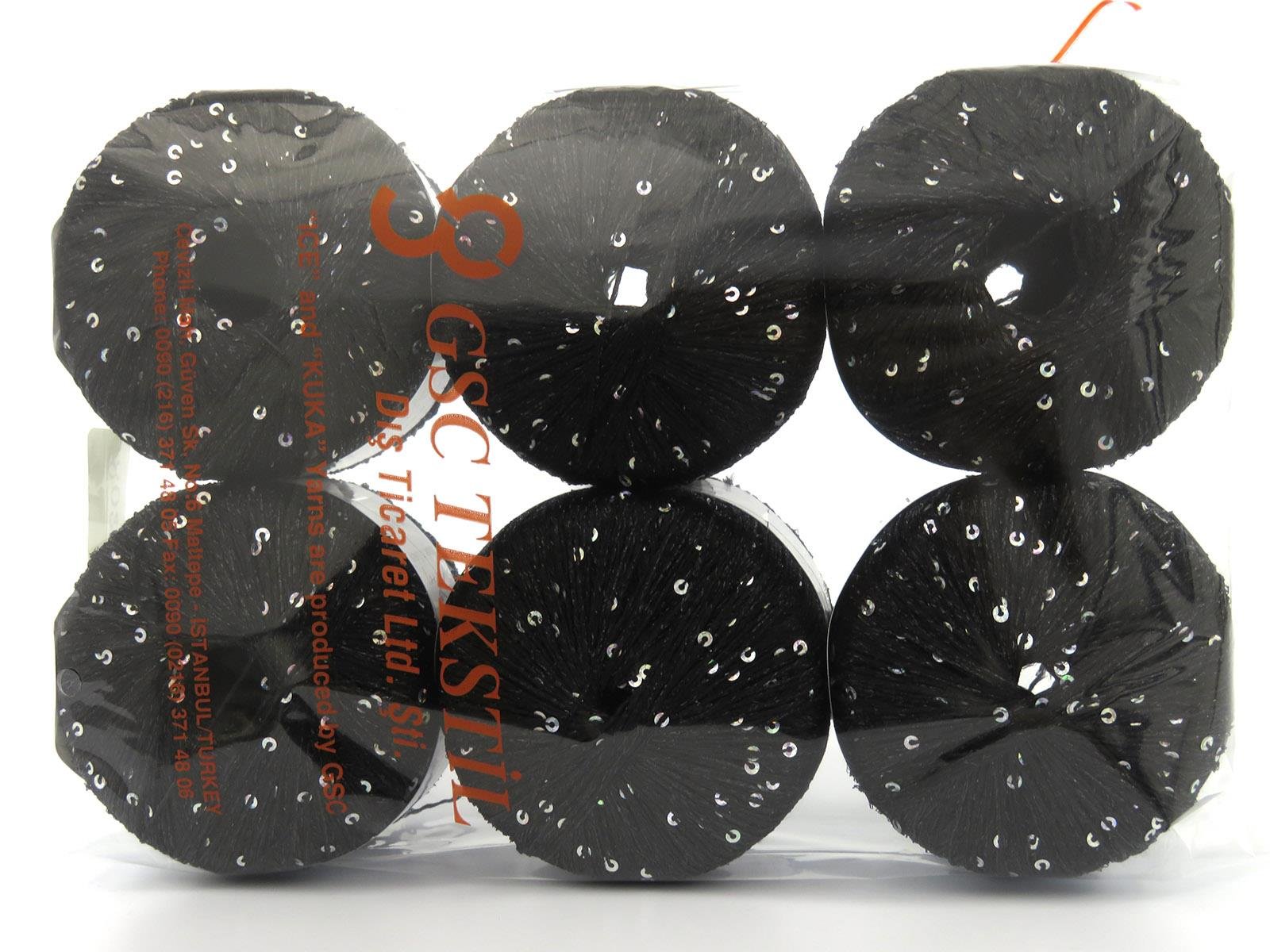 Dazzle Paillette Black, Iridescent