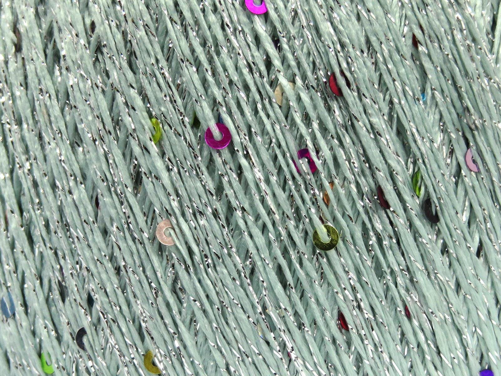 Dazzle Paillette Rainbow, Light Mint Green