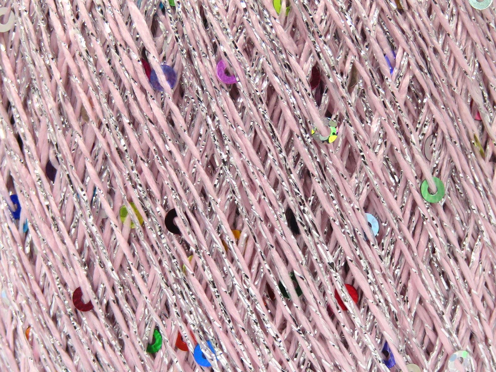 Dazzle Paillette Rainbow, Powder Pink