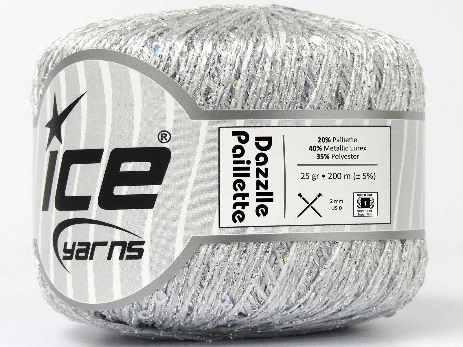 Dazzle Paillette Silver, Iridescent