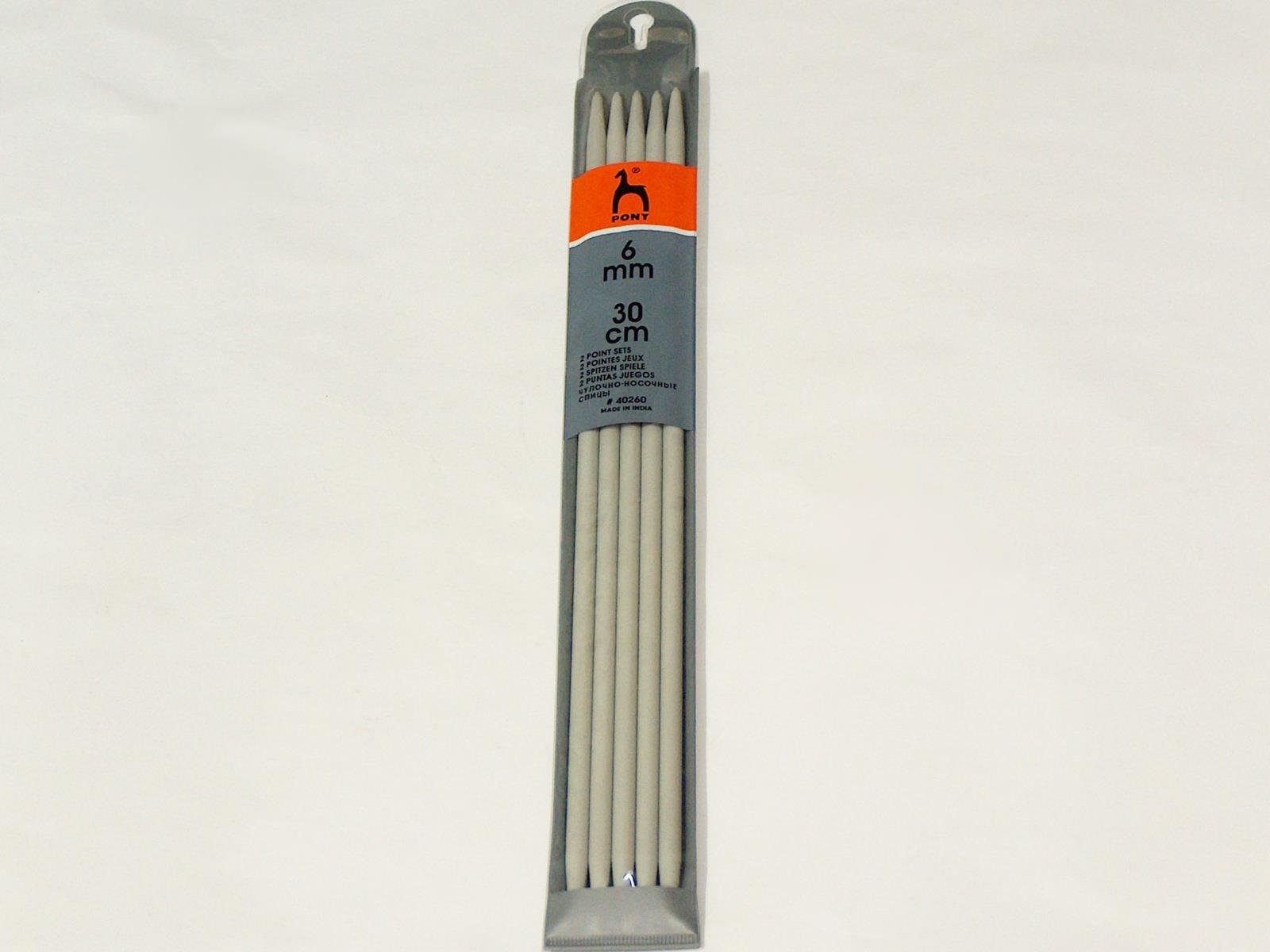 Double Point Knitting Needles . 6 mm (US 10)