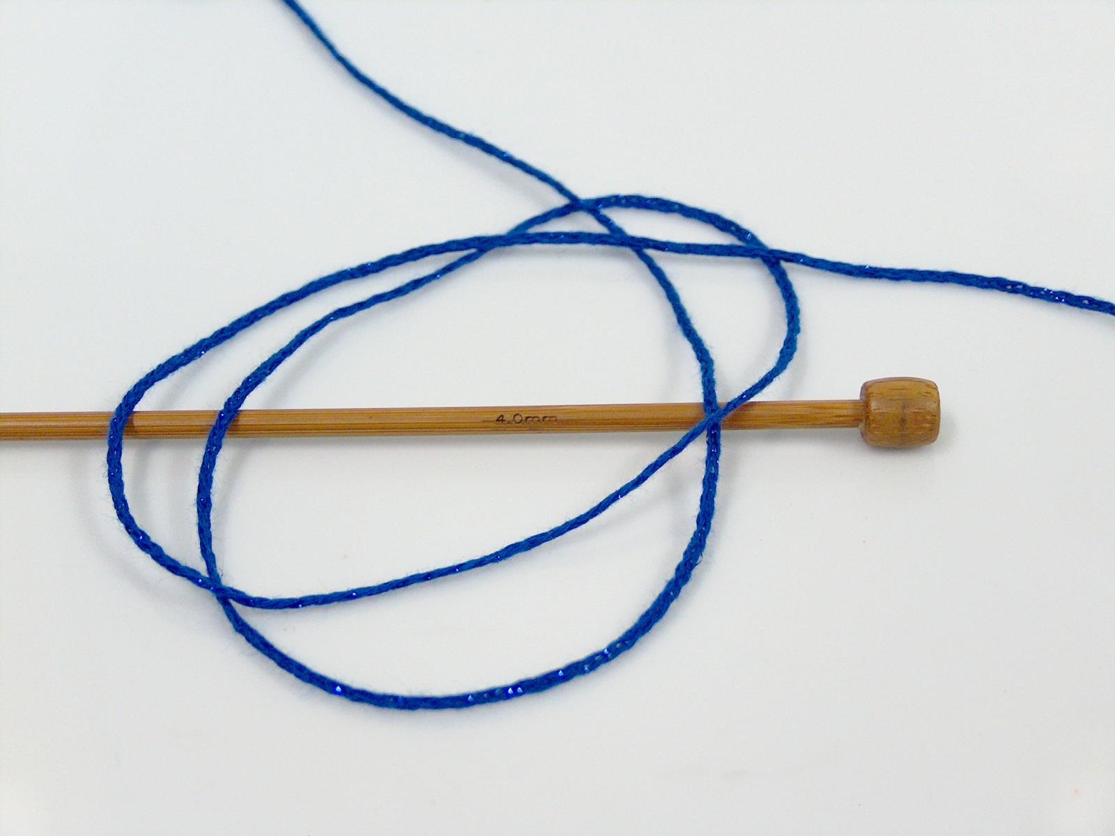 Elegant Metallic Cotton Blue