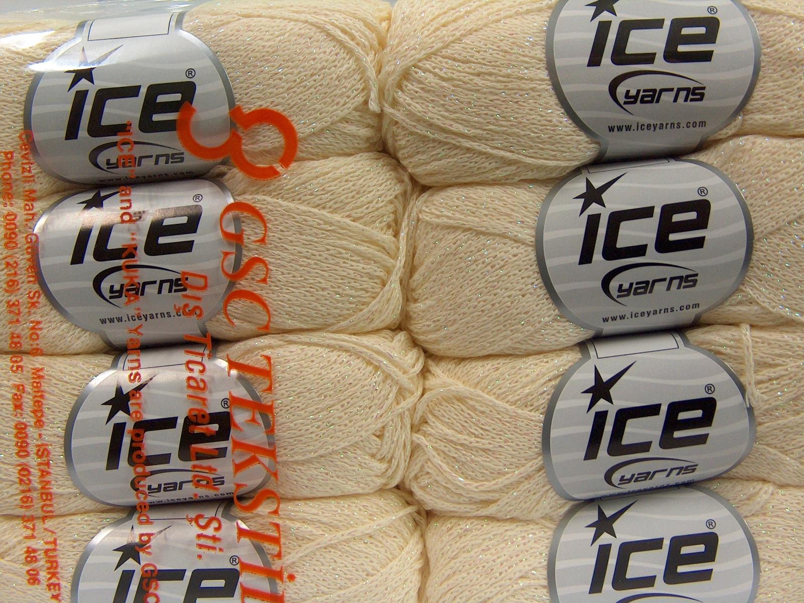 Elegant Metallic Cotton Cream, Iridescent