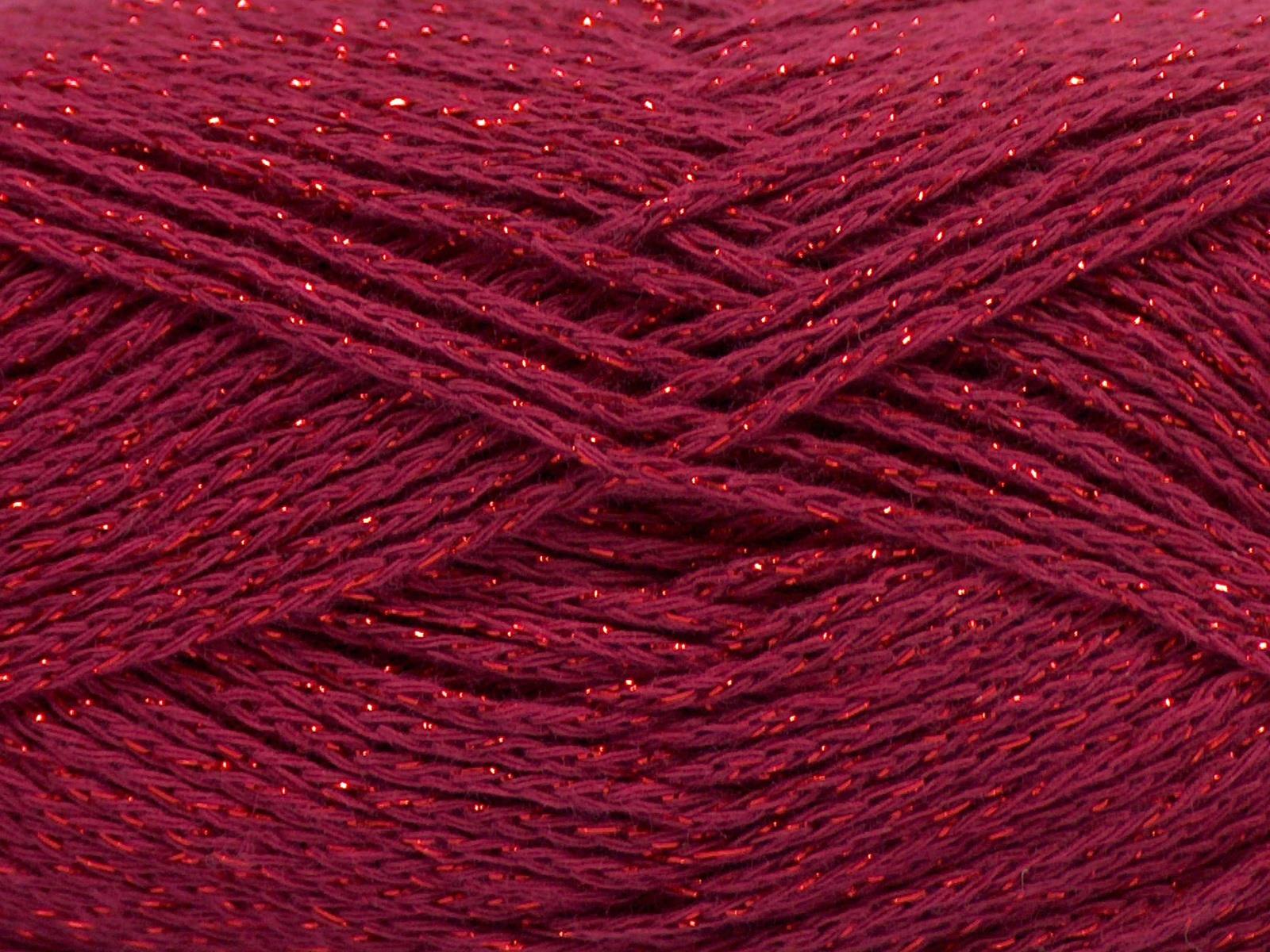 Elegant Metallic Cotton Dark Fuchsia