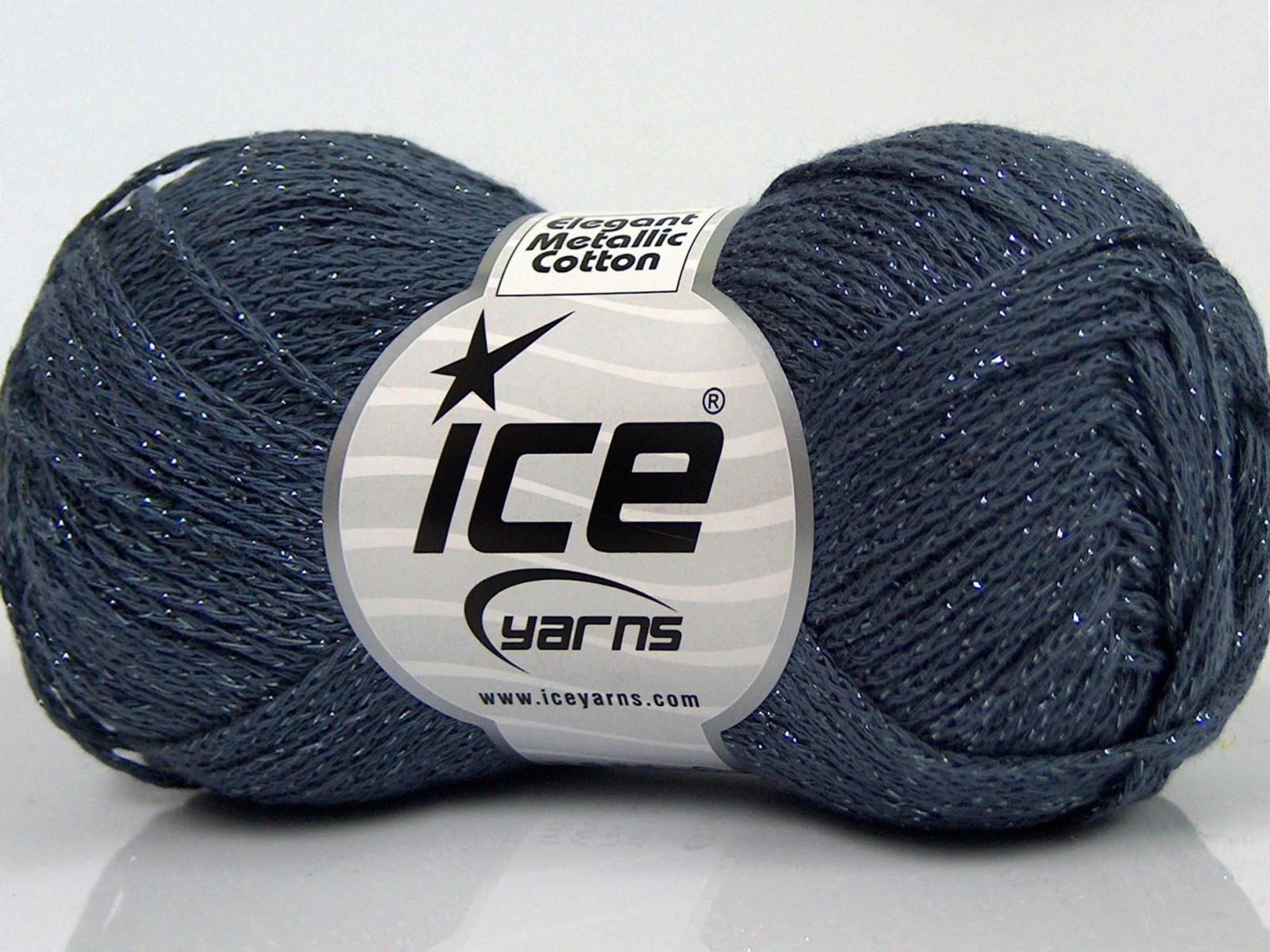 Elegant Metallic Cotton Dark Grey