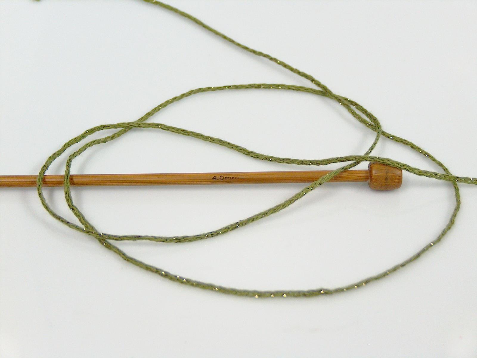 Elegant Metallic Cotton Khaki