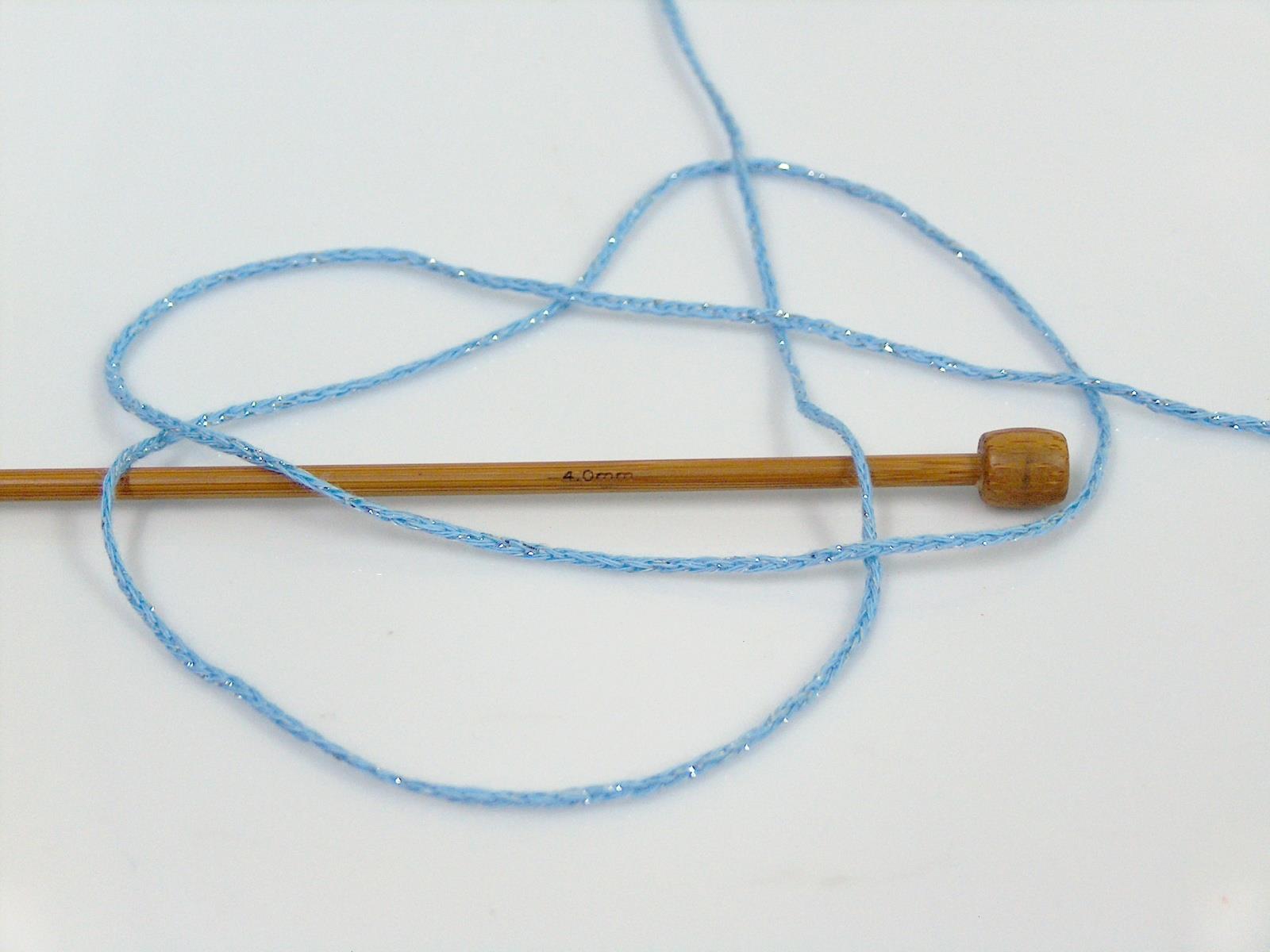 Elegant Metallic Cotton Light Blue