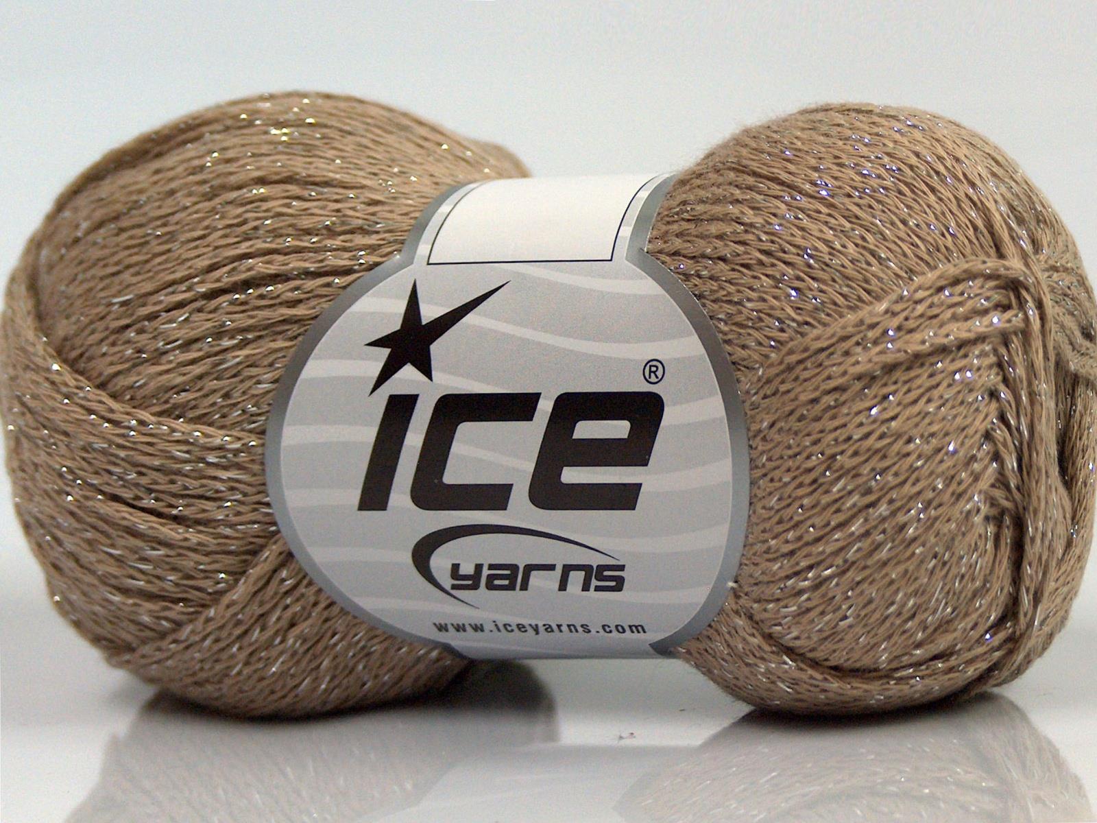 Elegant Metallic Cotton Light Camel