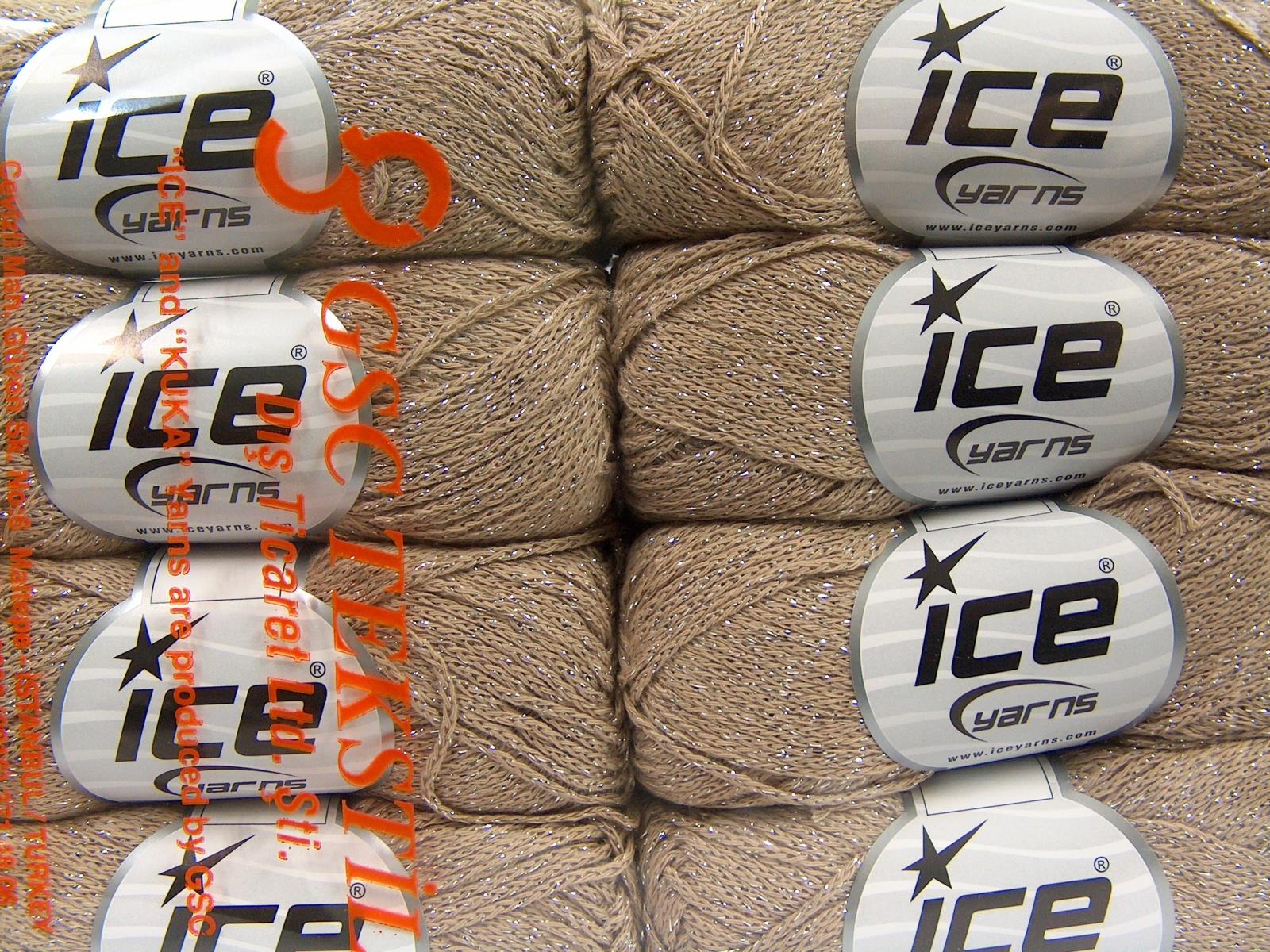 Elegant Metallic Cotton Light Camel