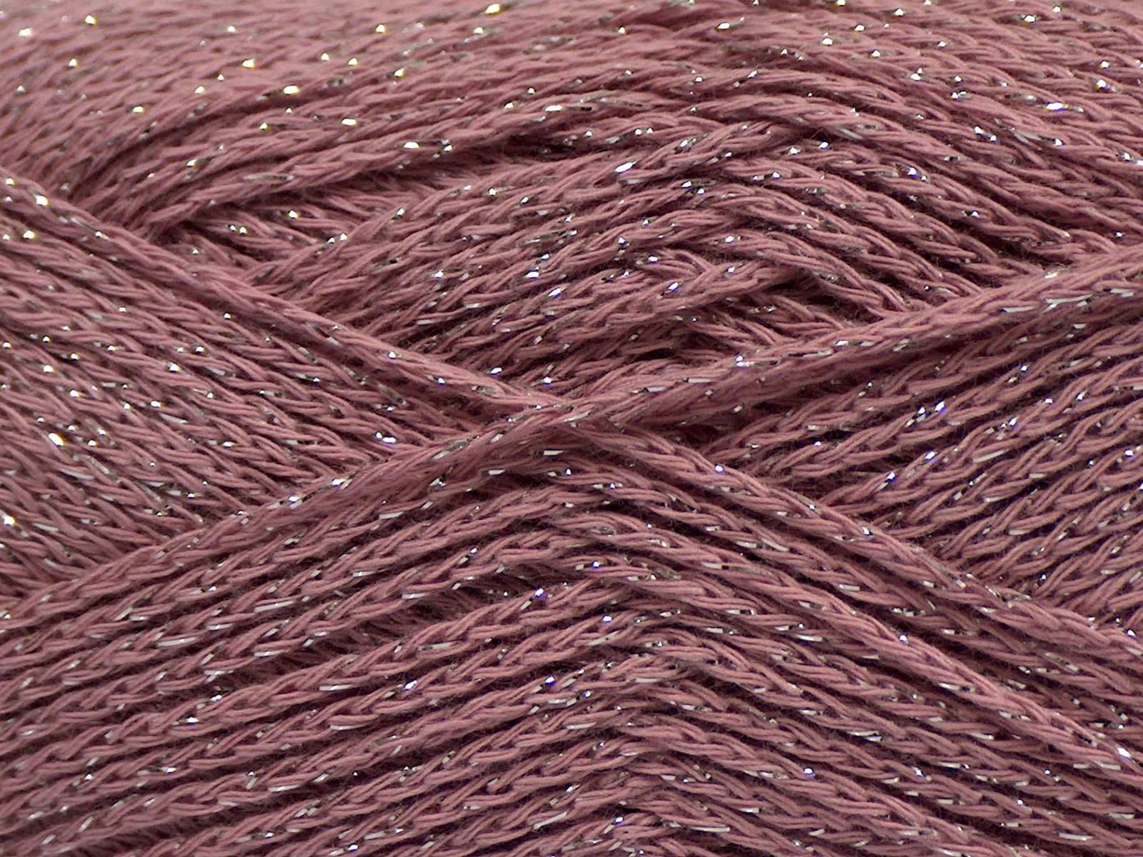 Elegant Metallic Cotton Light Orchid