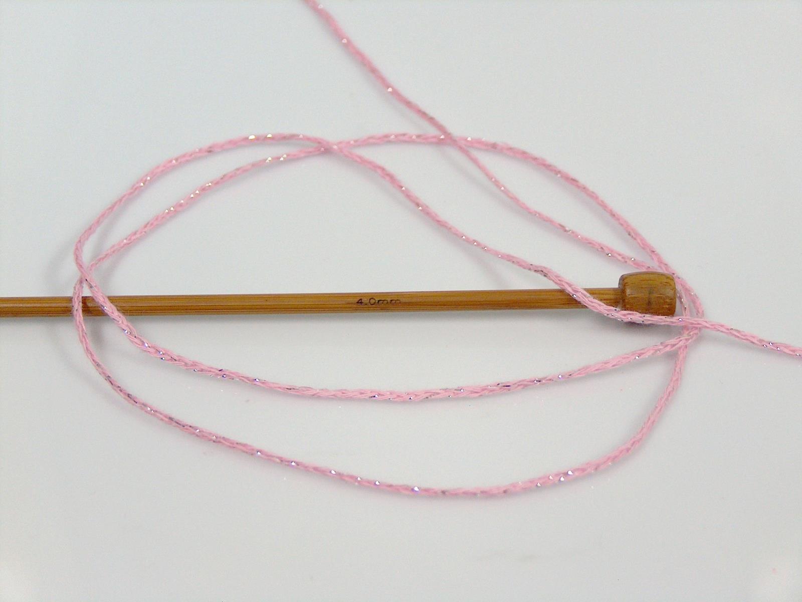 Elegant Metallic Cotton Light Pink