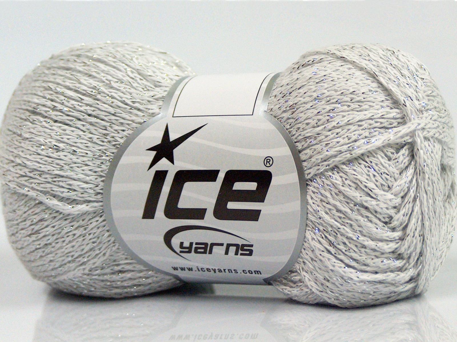 Elegant Metallic Cotton Off White