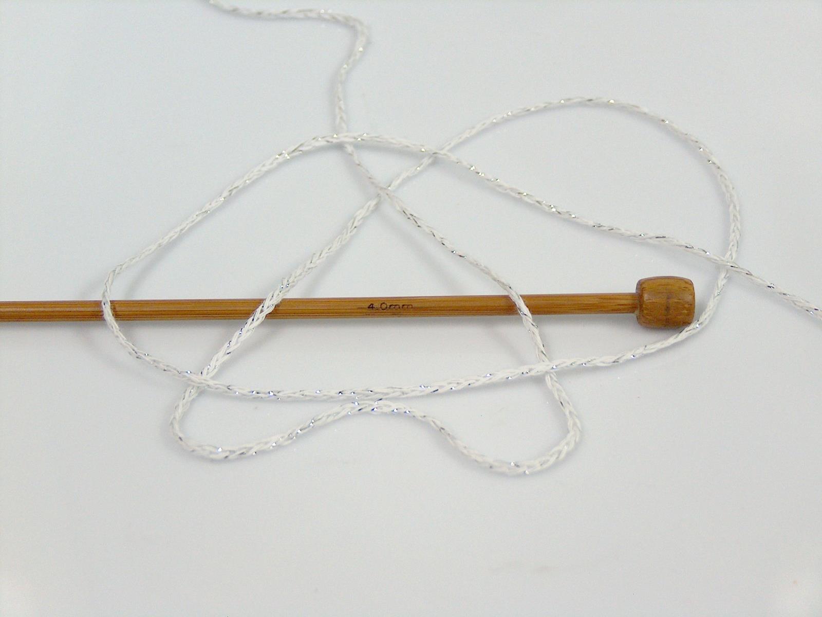 Elegant Metallic Cotton Off White