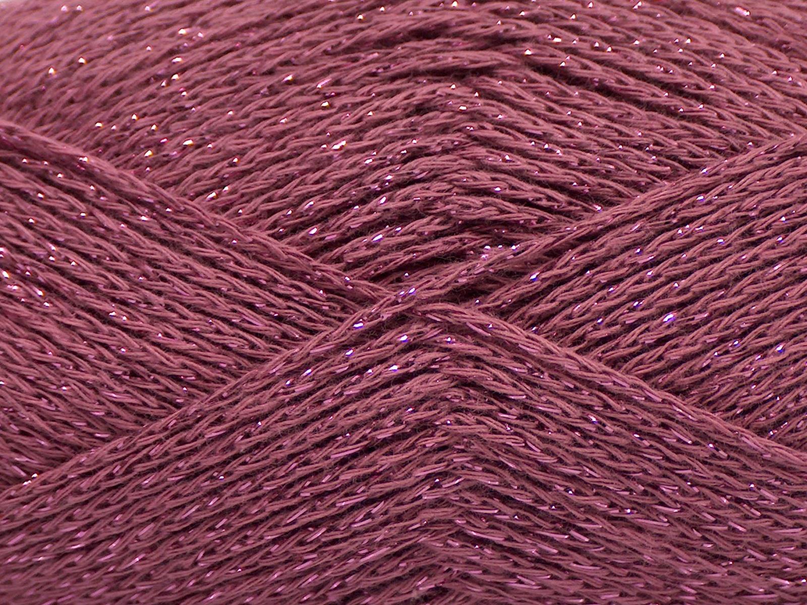 Elegant Metallic Cotton Orchid