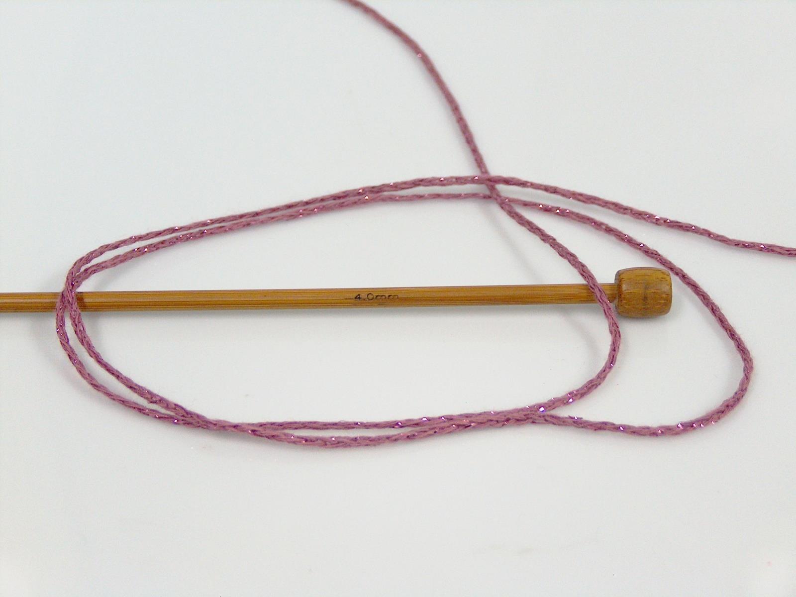 Elegant Metallic Cotton Orchid