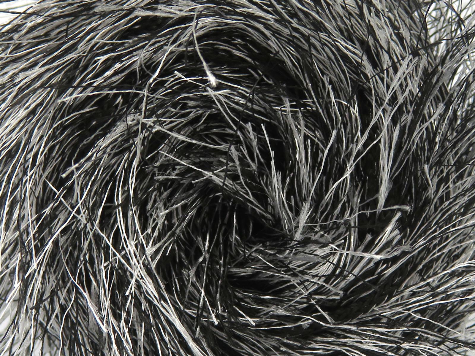 Eyelash Bulky Black, White