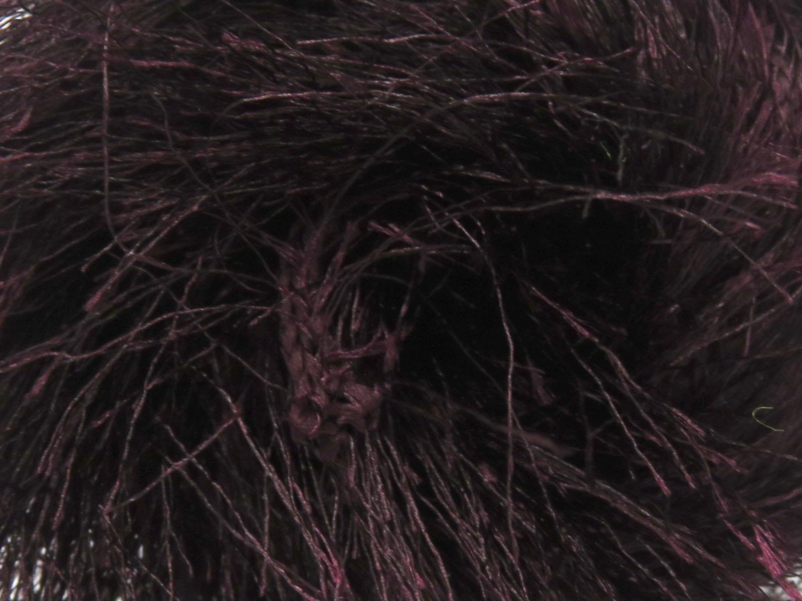 Eyelash Bulky Dark Maroon