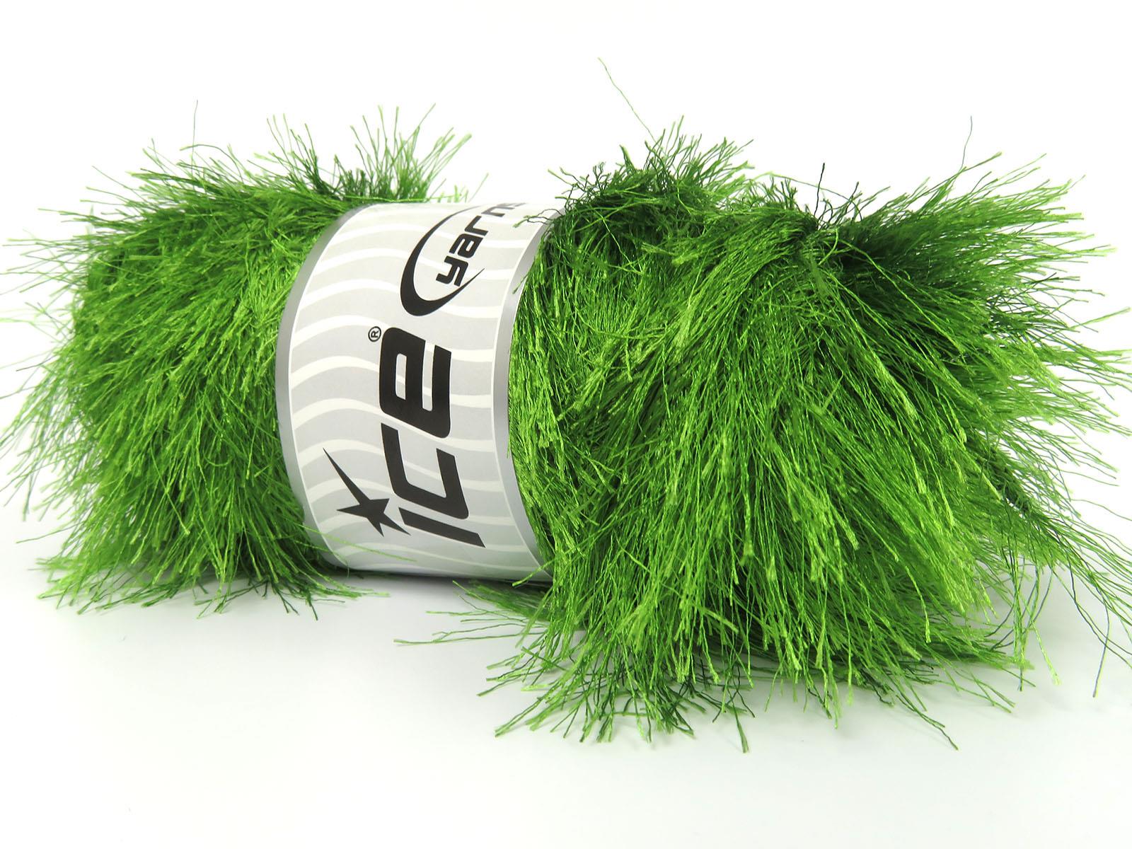 Eyelash Bulky Jungle Green