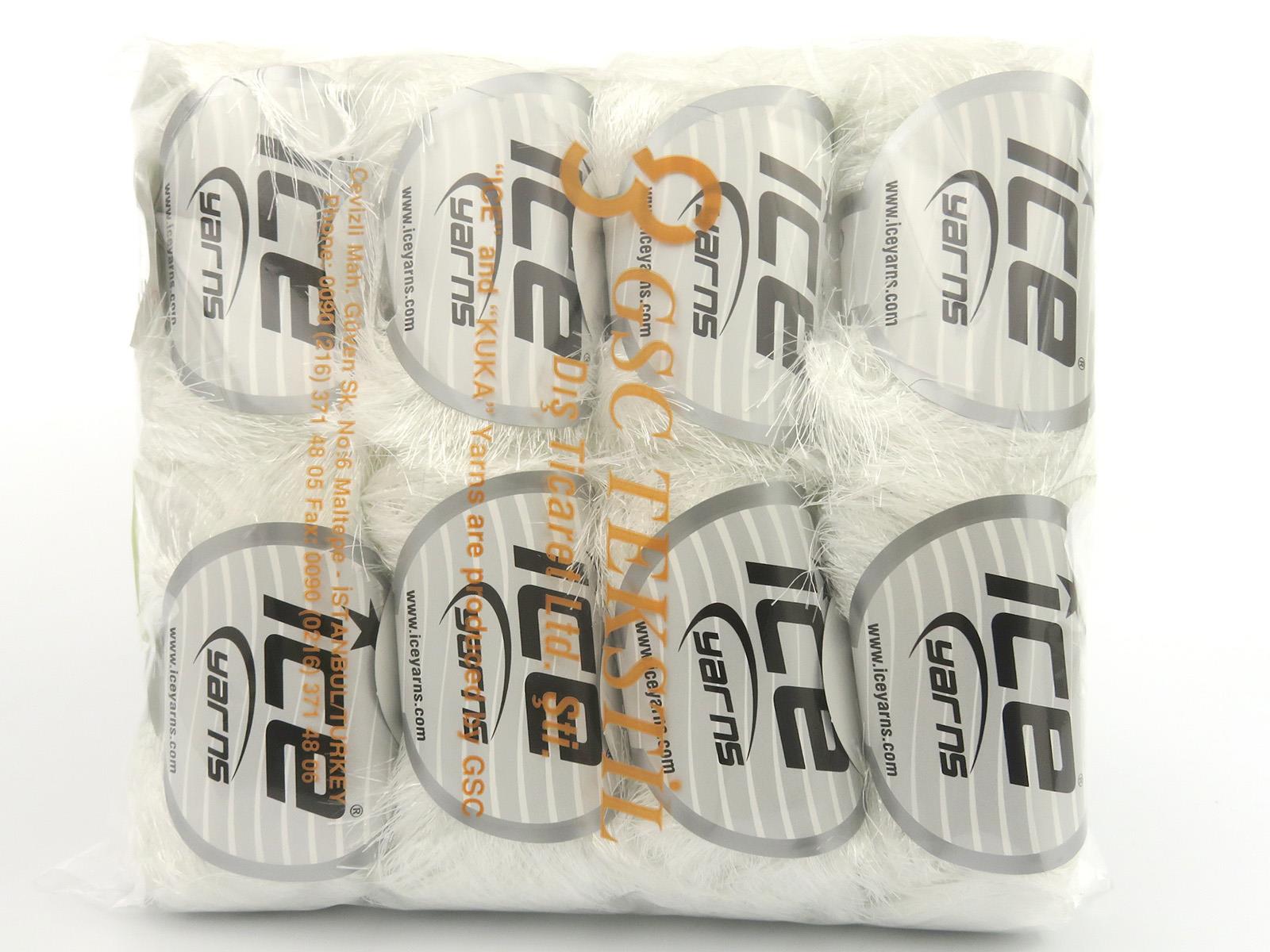 Eyelash Glitz 50gr White, Optical White