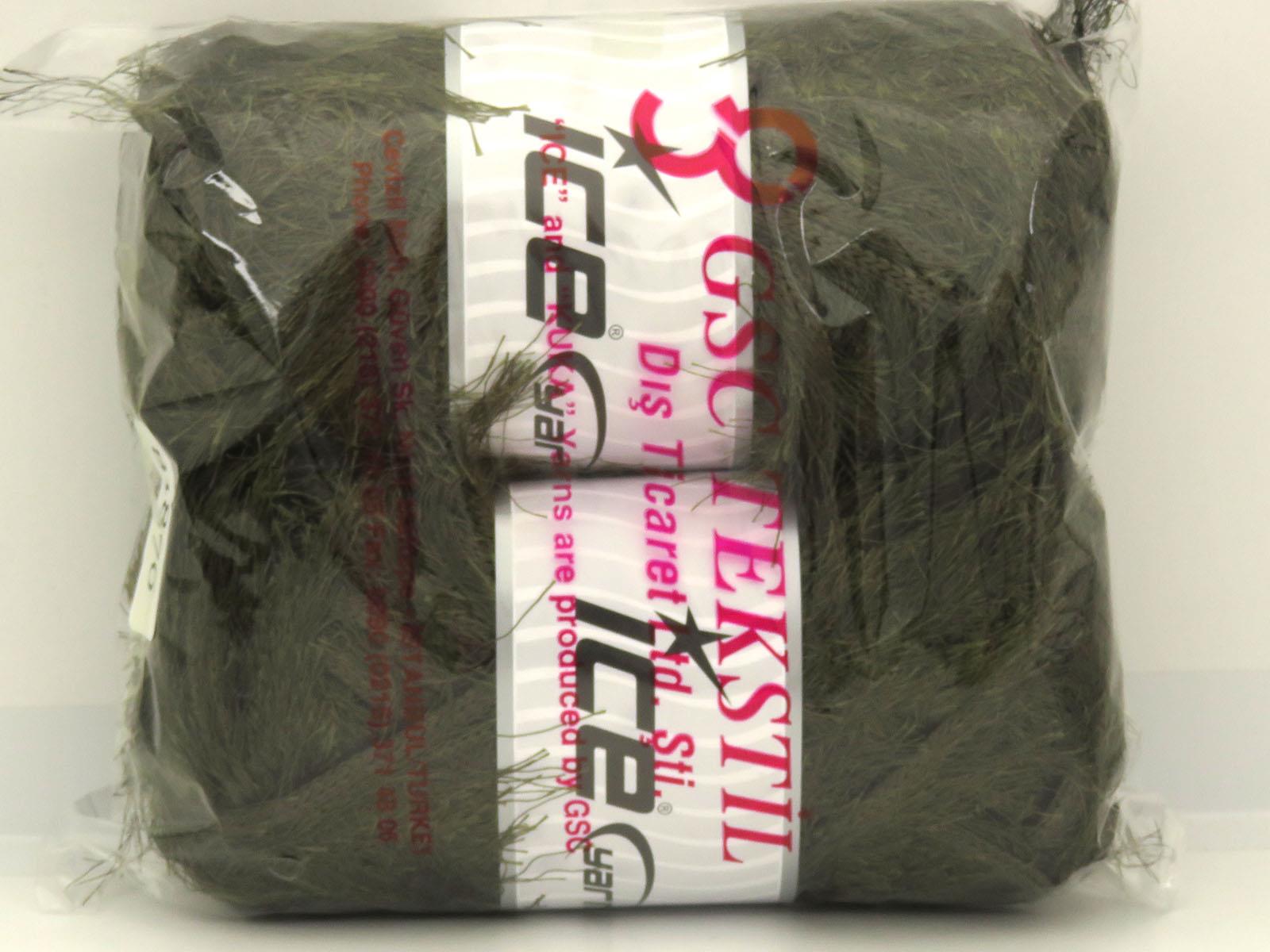 Eyelash Superbulky Khaki