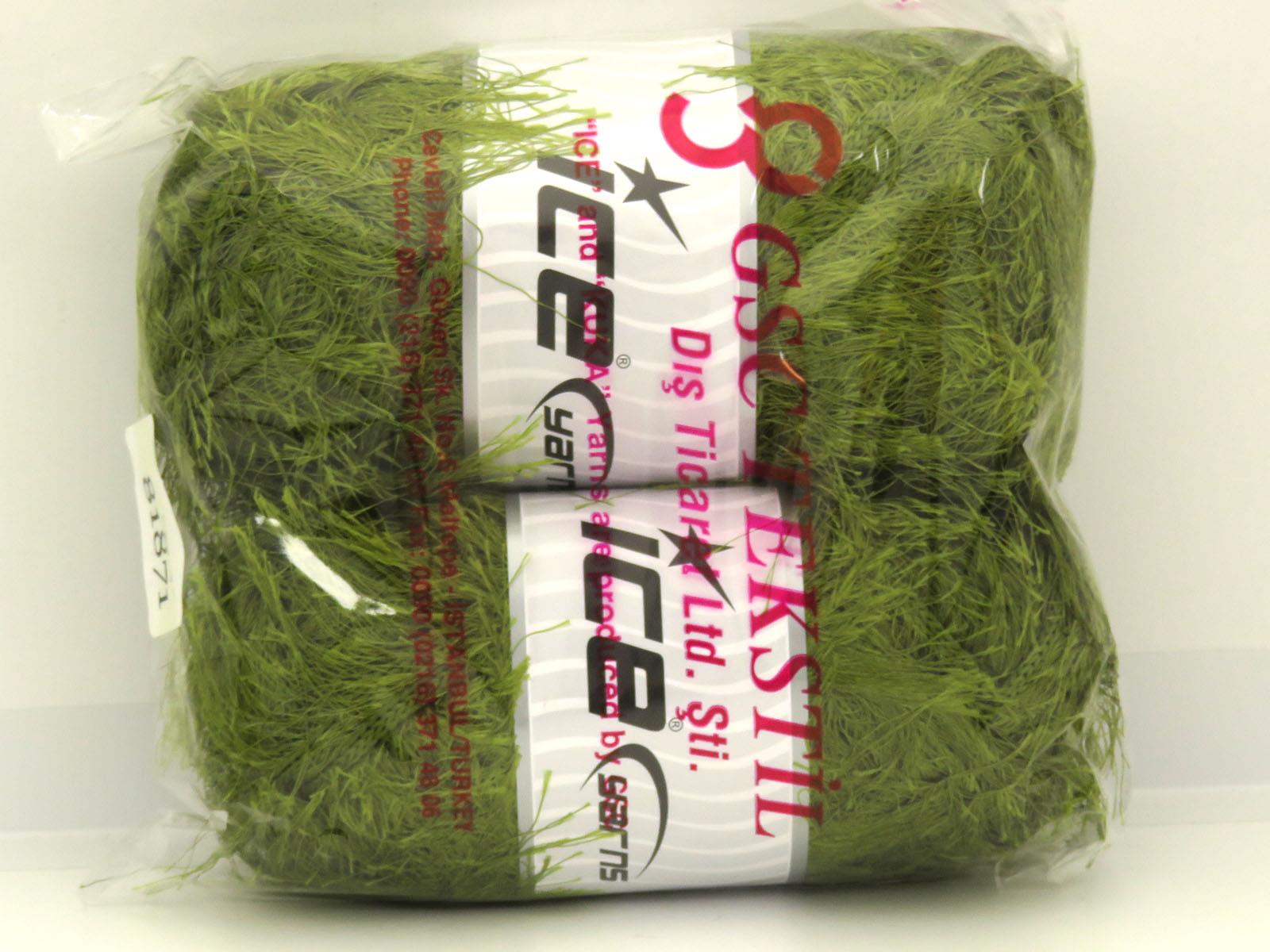 Eyelash Superbulky Light Khaki