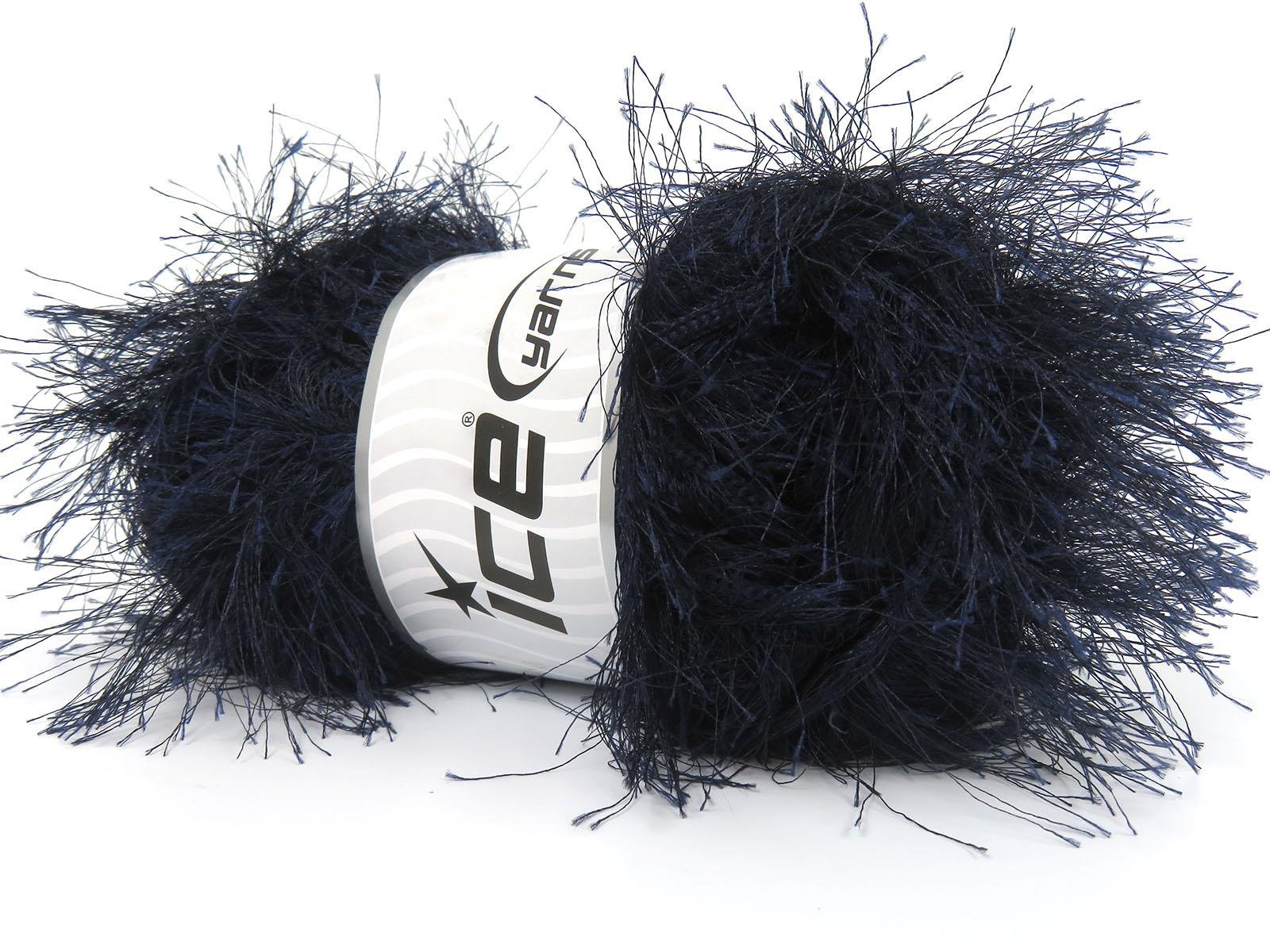 Eyelash Superbulky Navy