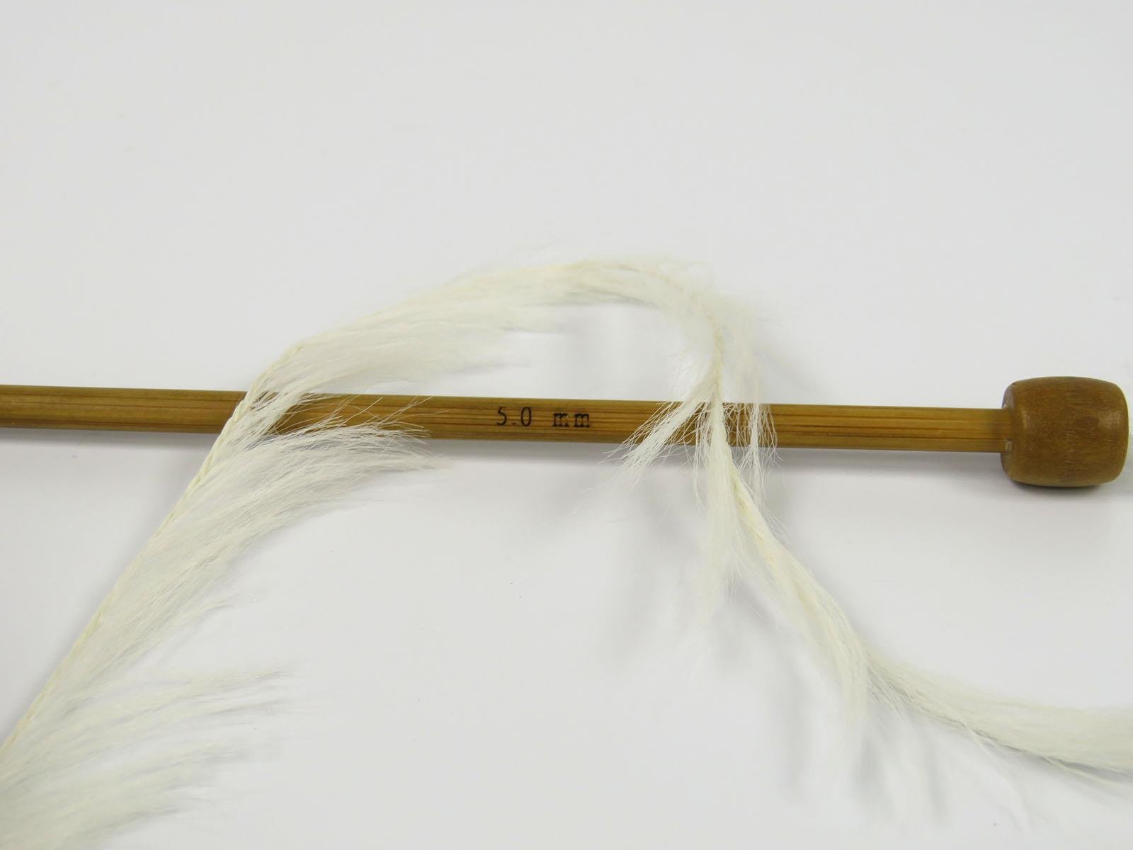 Faux Feather Light Beige