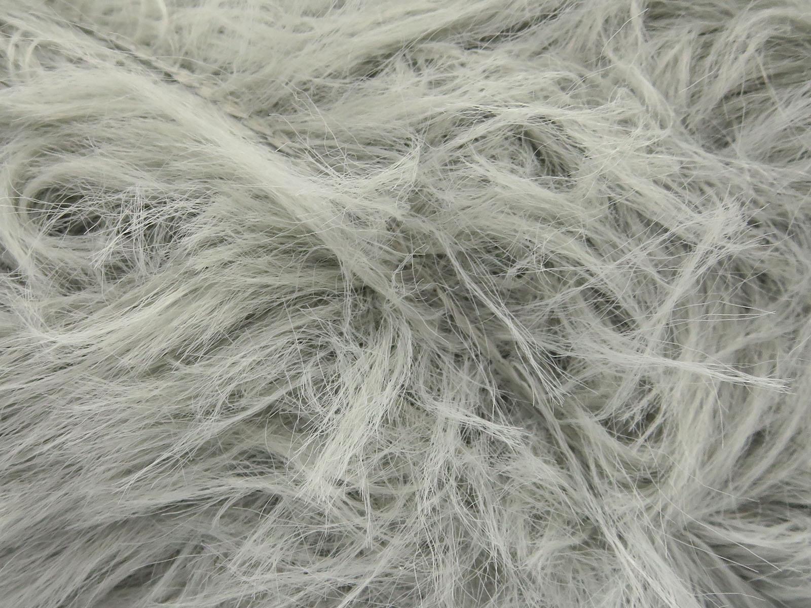 Faux Feather Light Grey