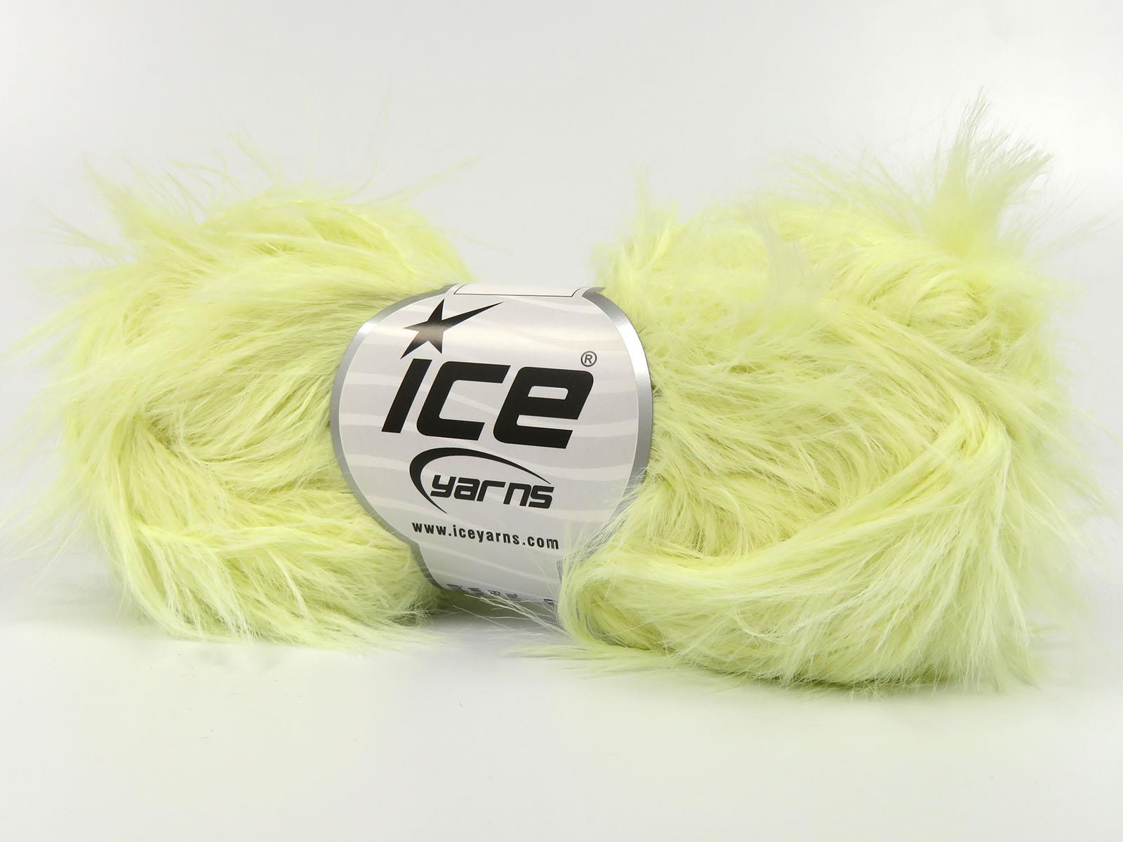 Faux Feather Light Yellow