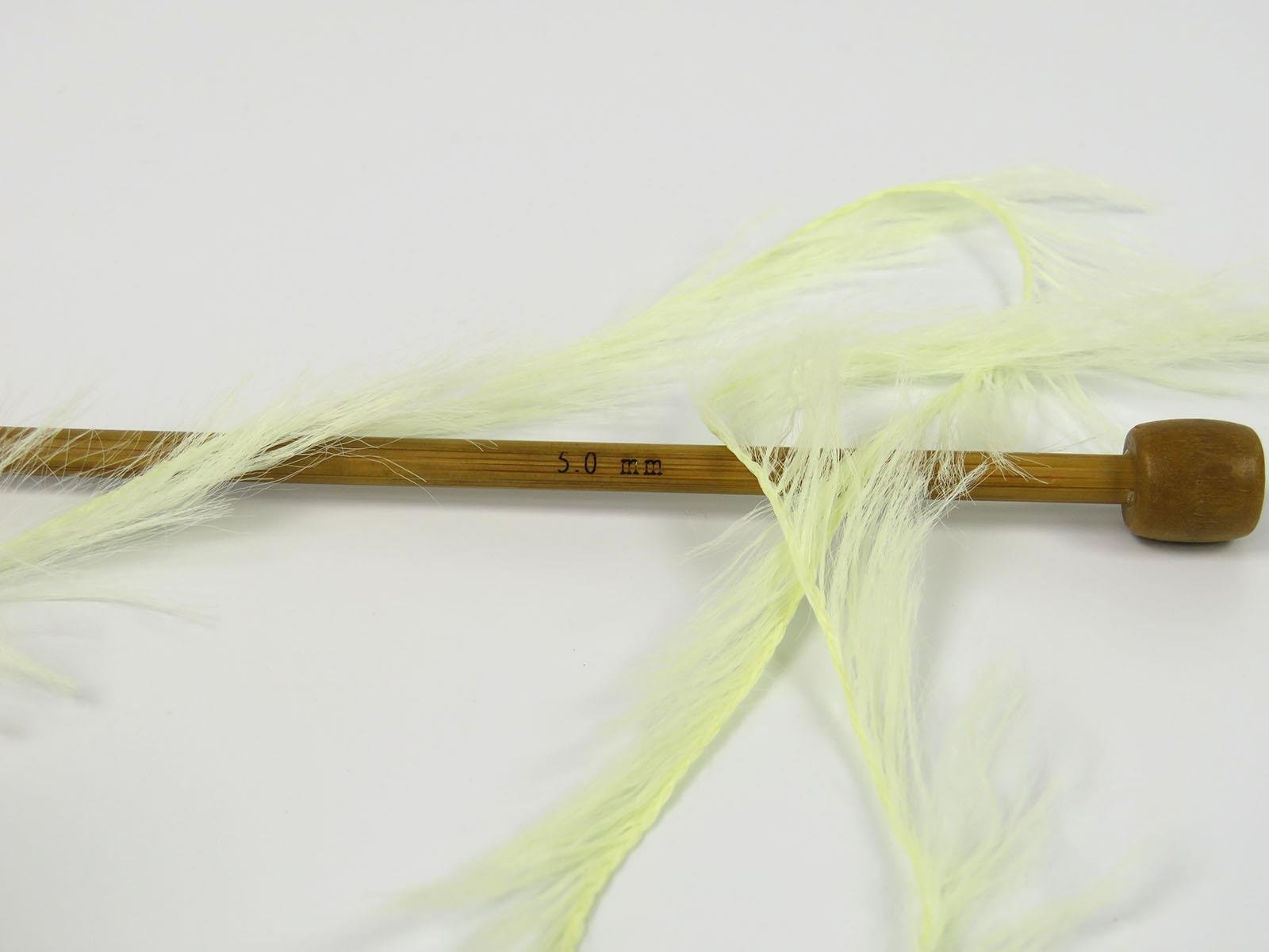 Faux Feather Light Yellow
