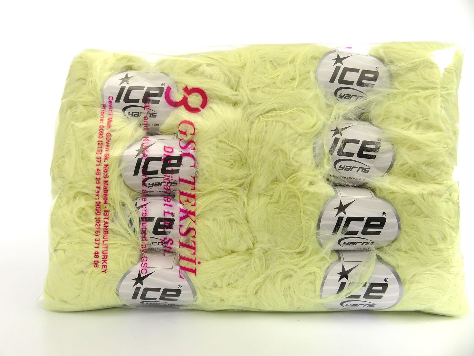 Faux Feather Light Yellow