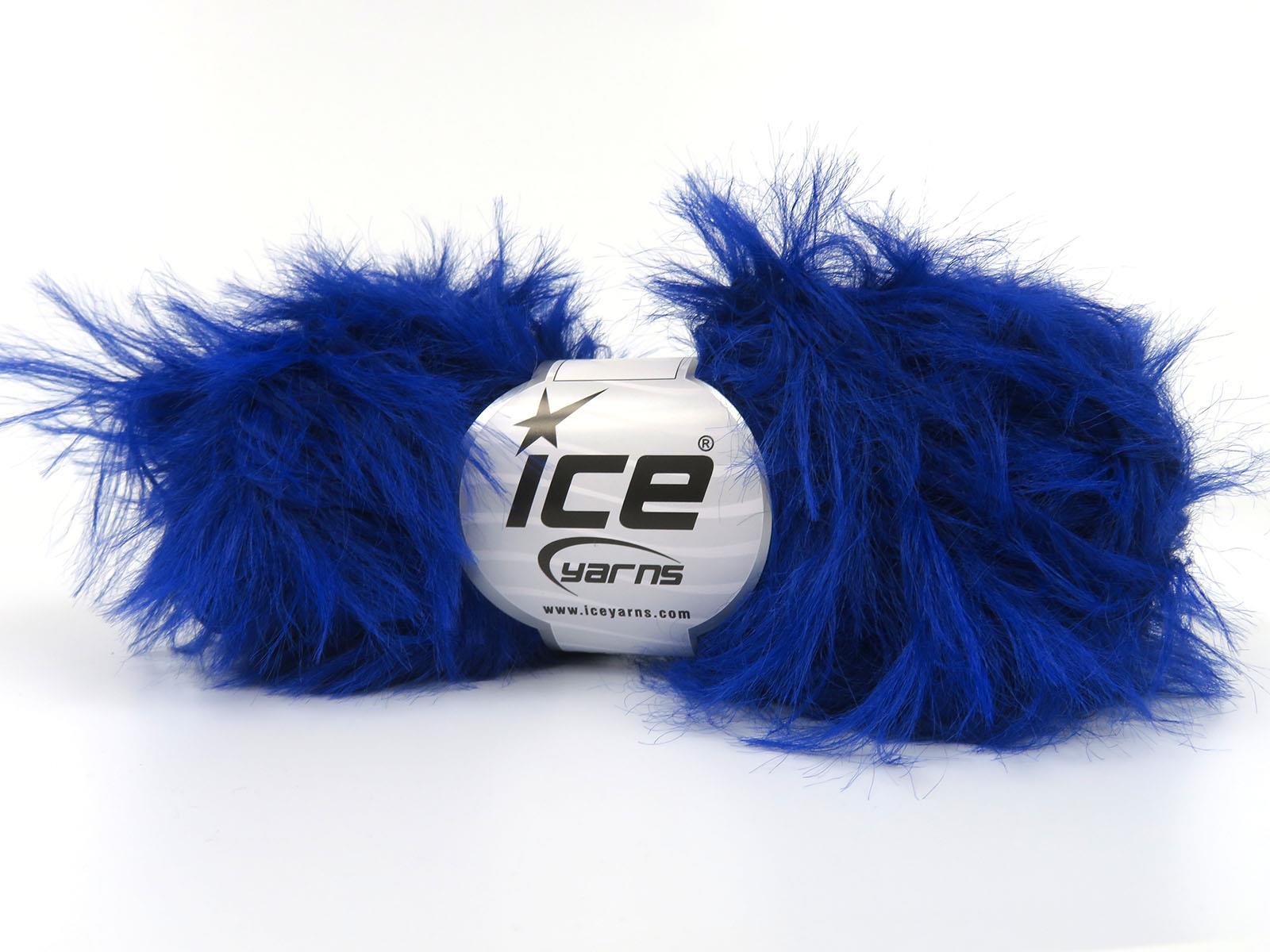 Faux Feather Saxe Blue