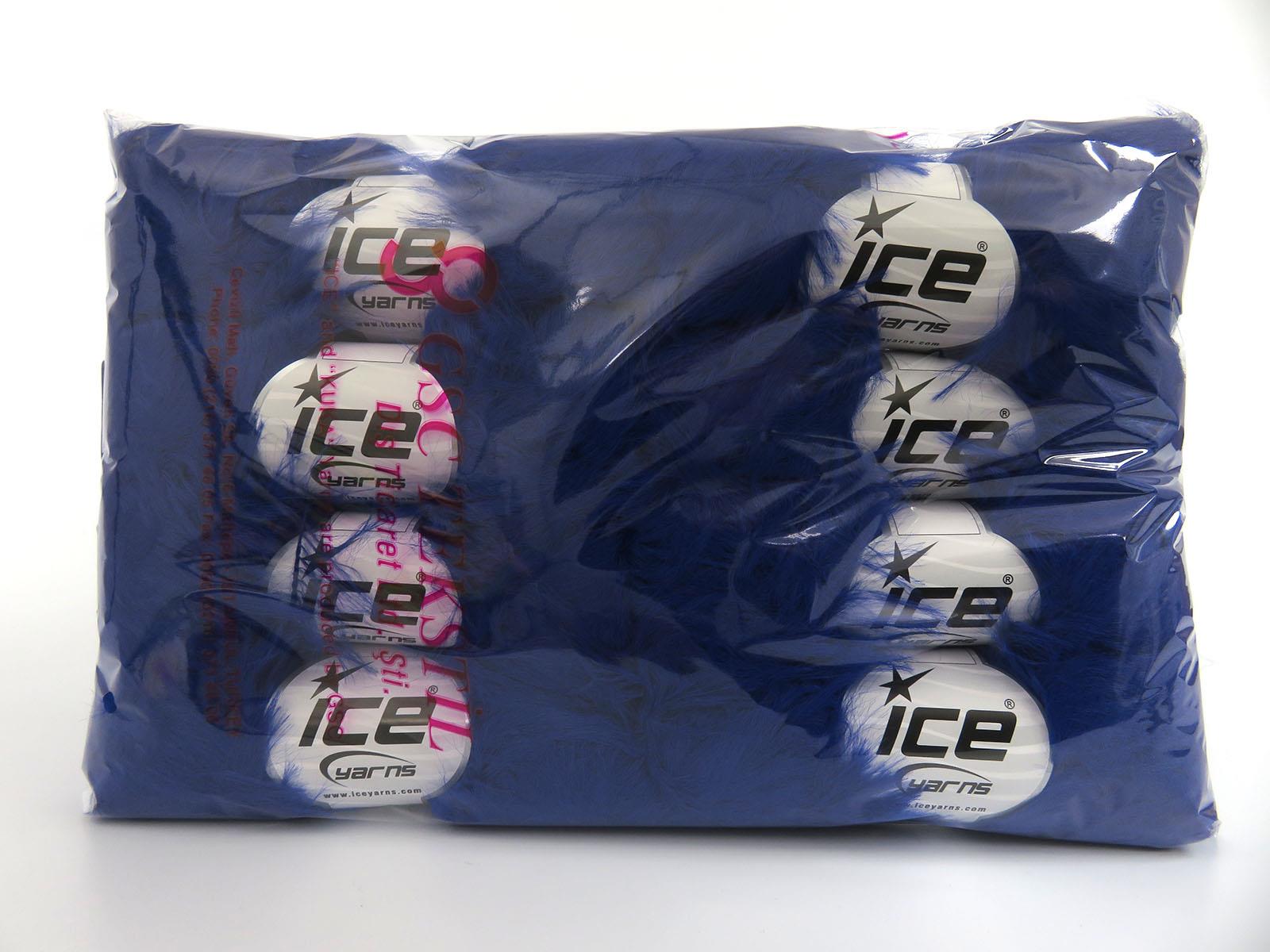 Faux Feather Saxe Blue