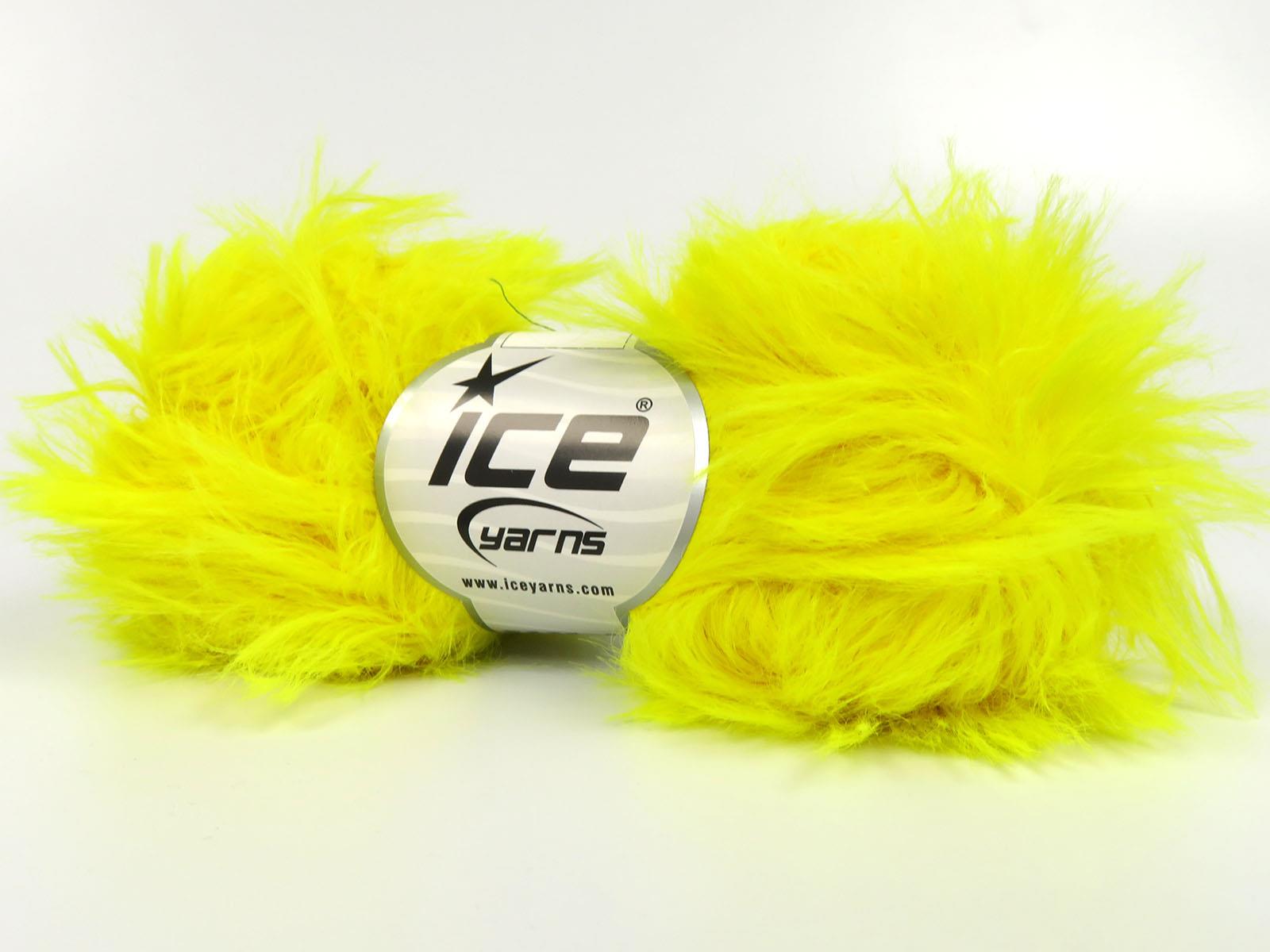 Faux Feather Yellow