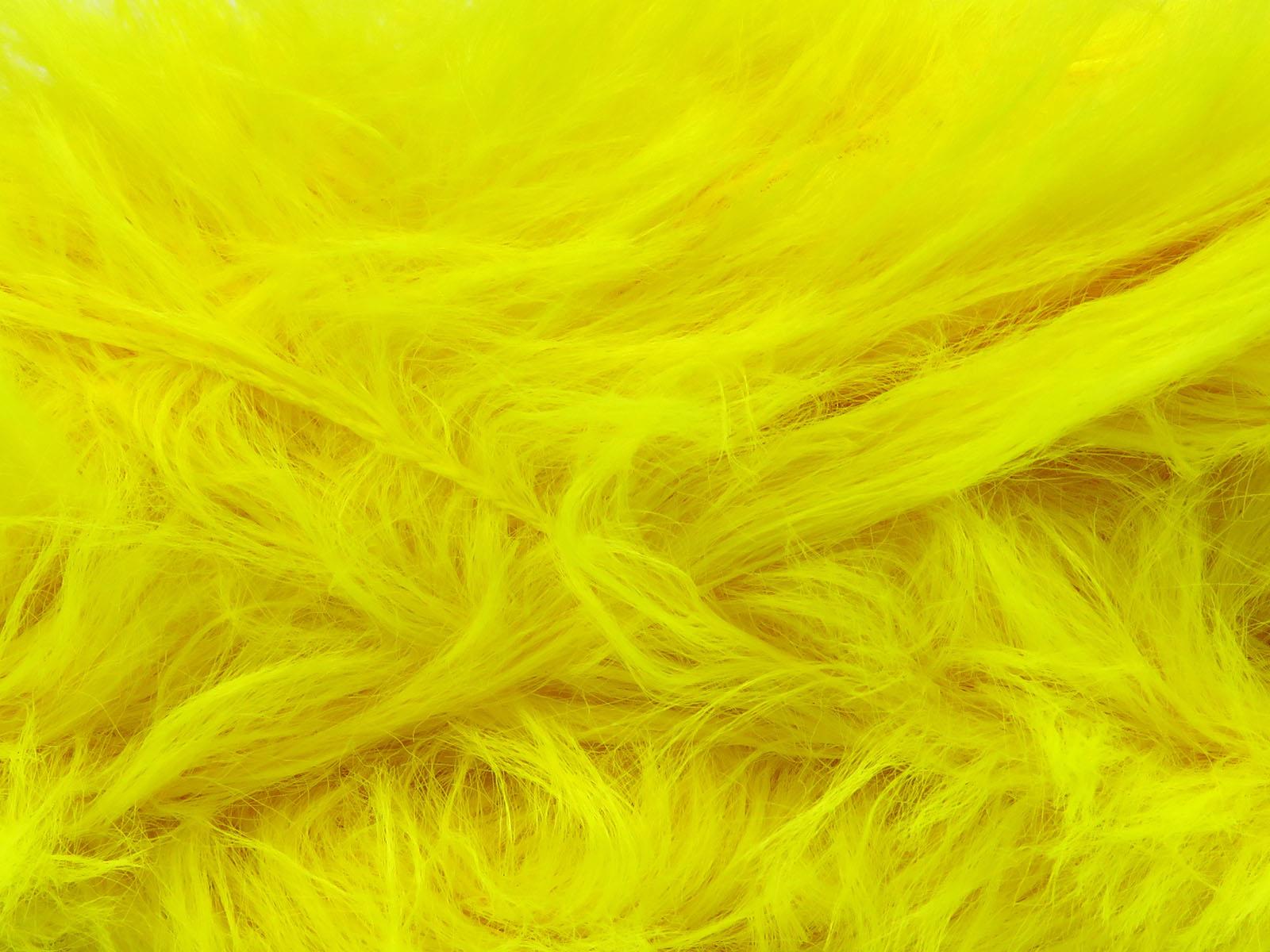 Faux Feather Yellow