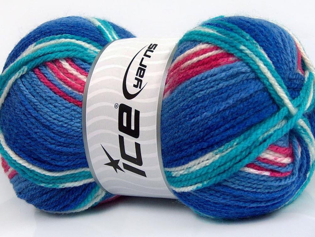 Favorite Ethnic Pink, White, Turquoise, Blue Shades