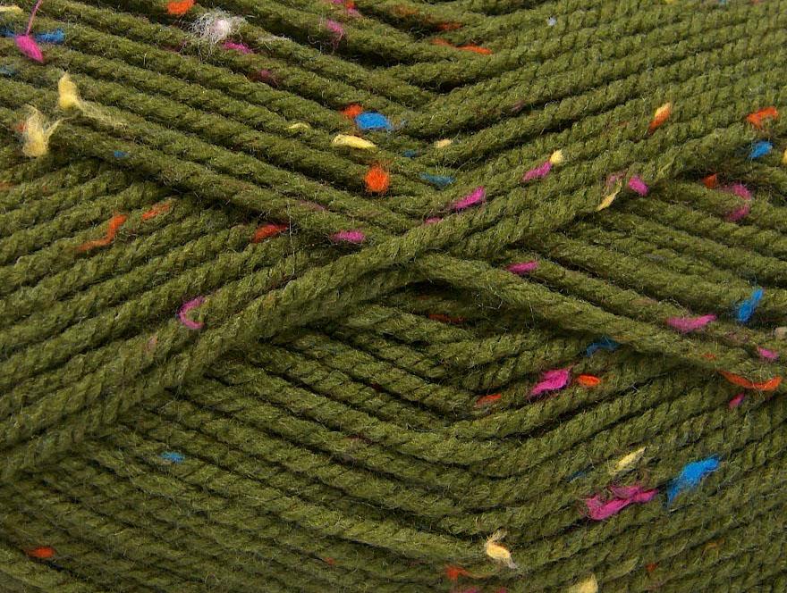 Favorite Tweed Rainbow, Dark Green