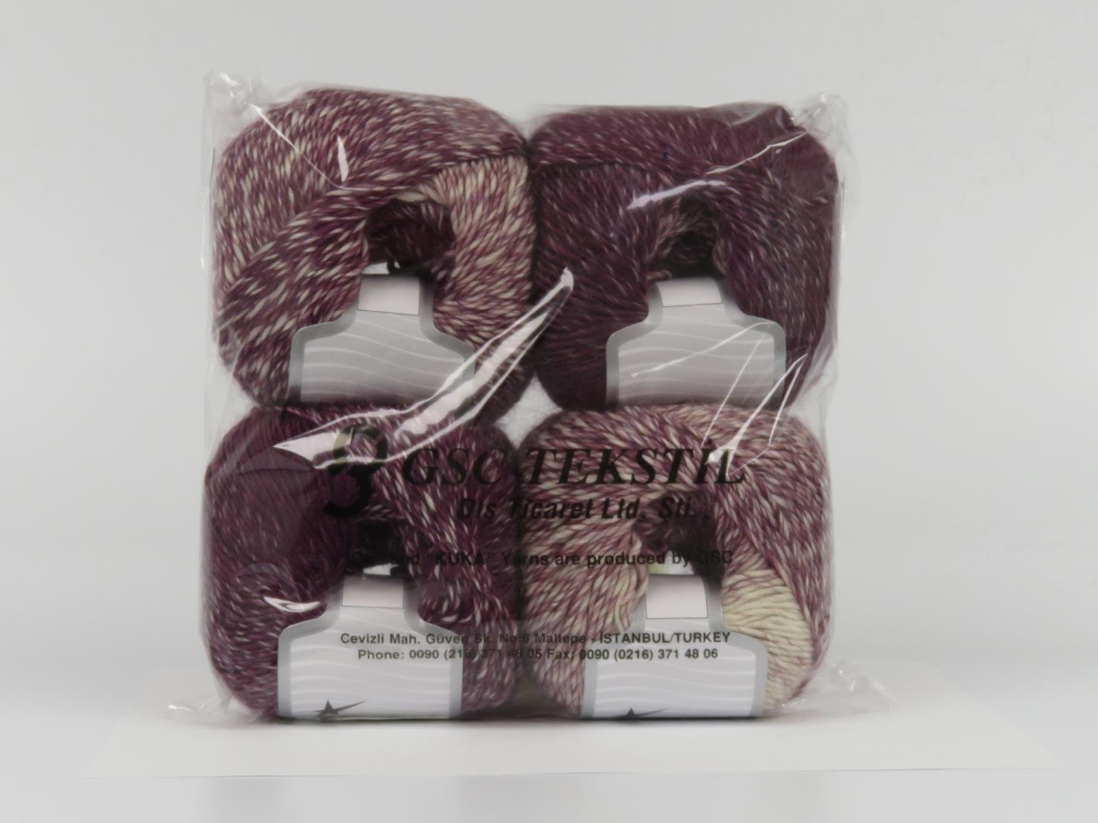 Feliz Alpaca Dark Orchid, Light Cream