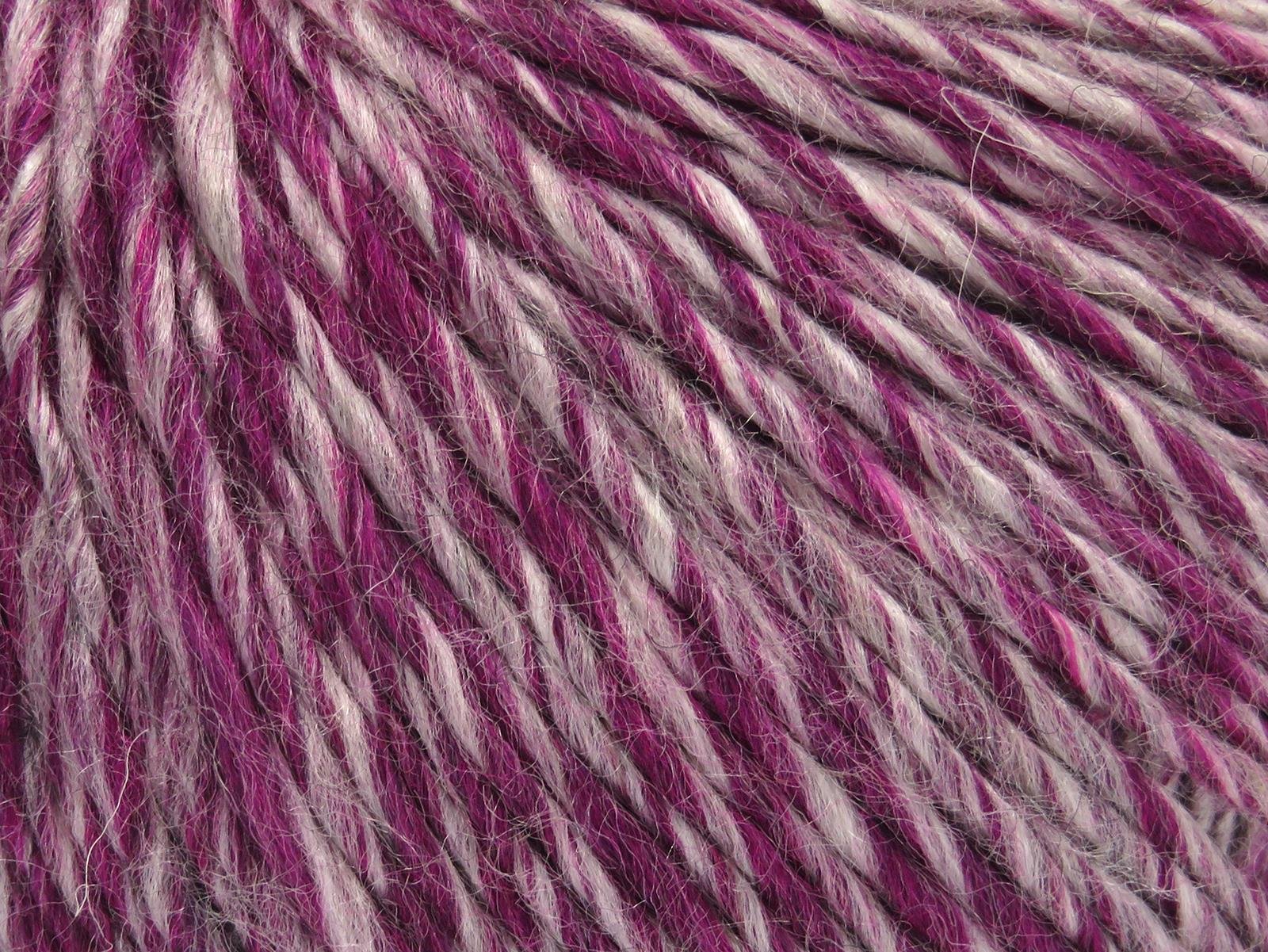 Feliz Alpaca Fuchsia Shades, Light Cream