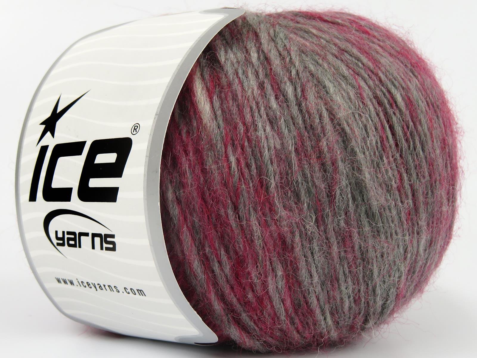 Feliz Alpaca Grey, Burgundy