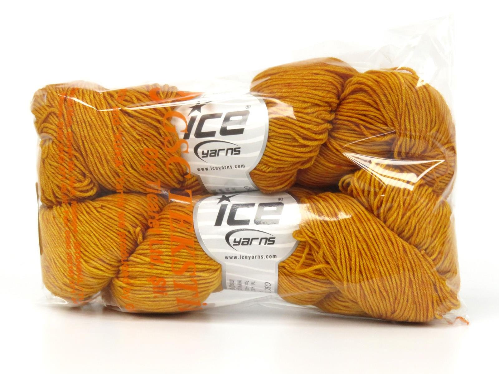 Hand Dyed Merino Extrafine Dark Cheddar