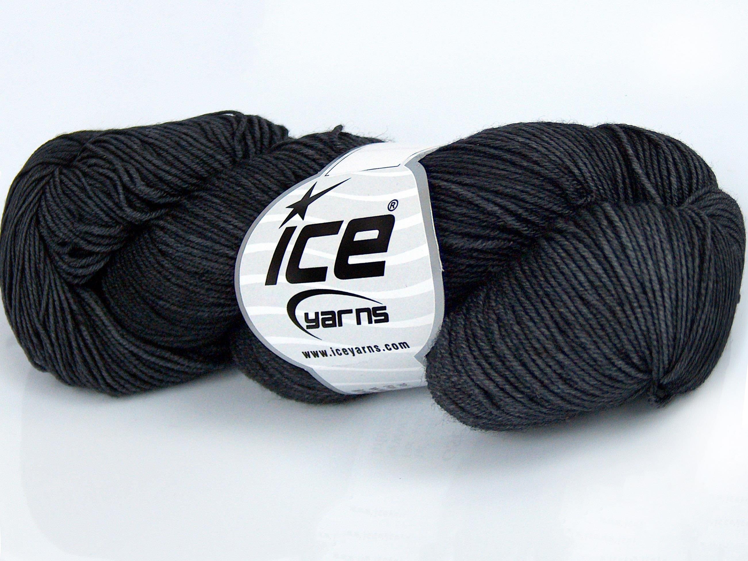 Hand Dyed Merino Extrafine Forged Iron