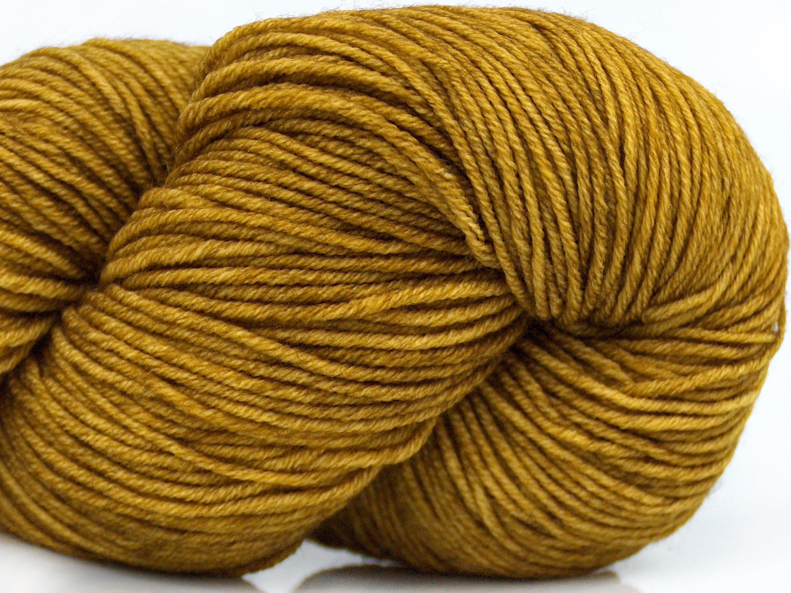 Hand Dyed Merino Extrafine Tawny Olive