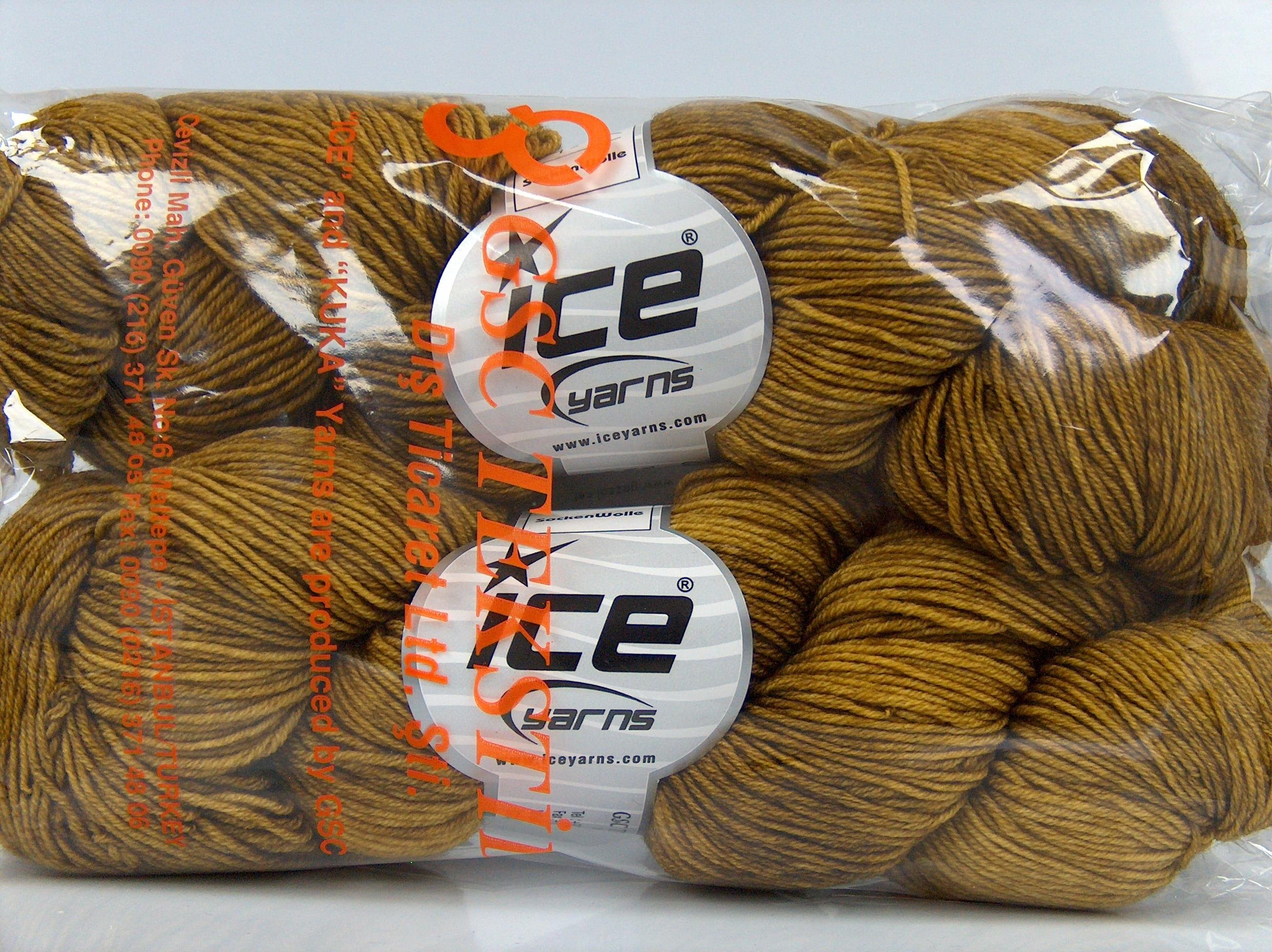 Hand Dyed Merino Extrafine Tawny Olive